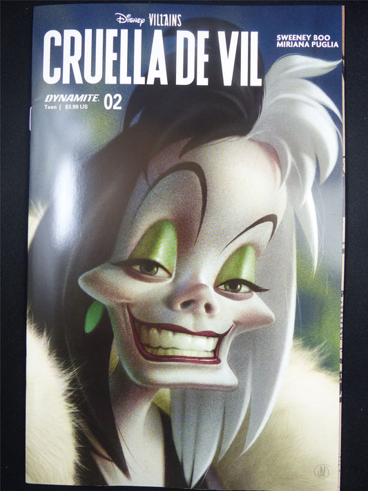 DISNEY Villains: Cruella De Vil #2 - Mar 2024 Dynamite Comic #3QE