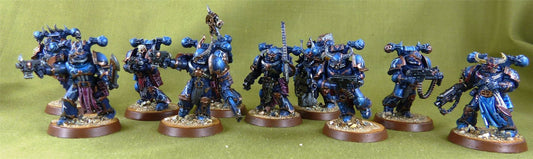 Chaos Space Marines - Night Lords - painted - Warhammer AoS 40k #9X