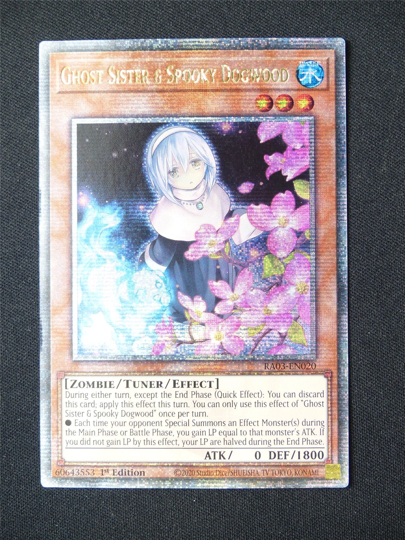 Ghost Sister & Spooky Dogwood RA03 Secret Rare - 1st ed Yugioh Card #6HP