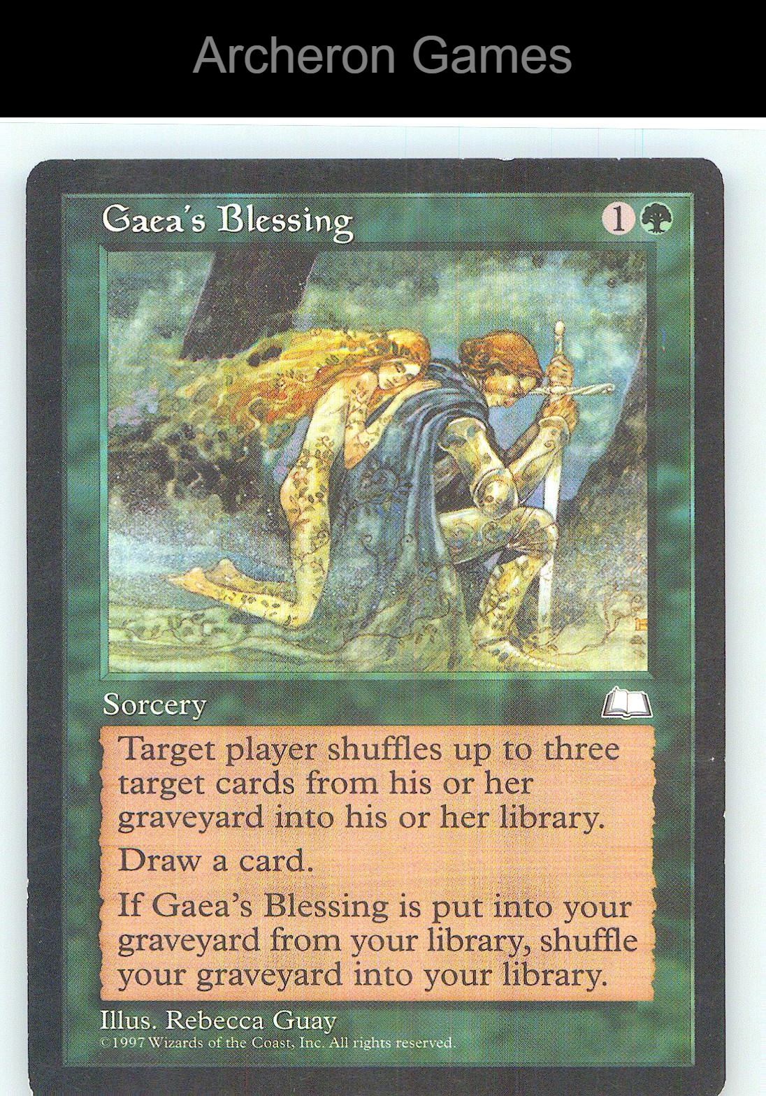 Gaea's Blessing WTH UC MTG Card NM/EX+