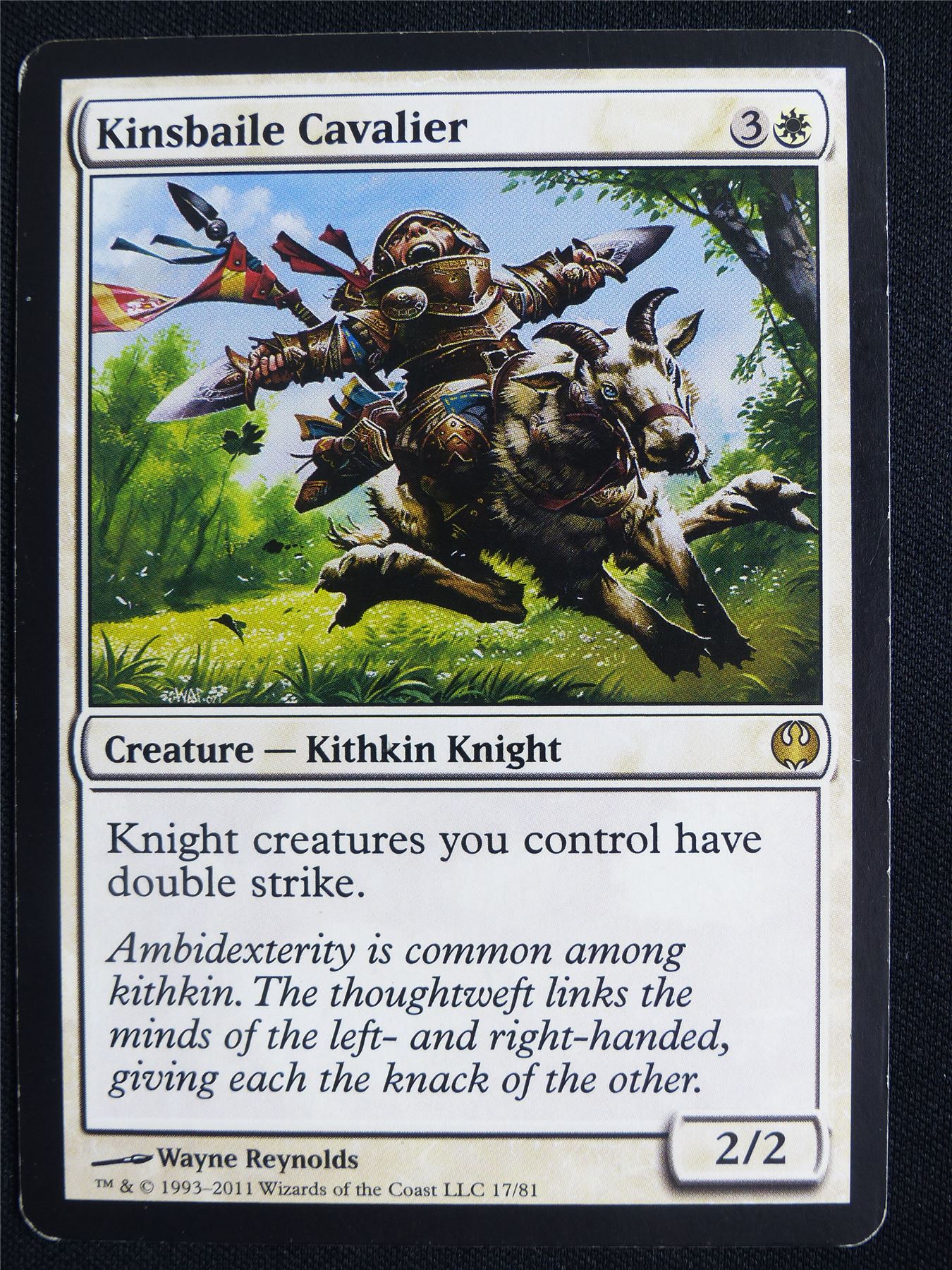 Kinsbaile Cavalier played - DDG - Mtg Card #3E2