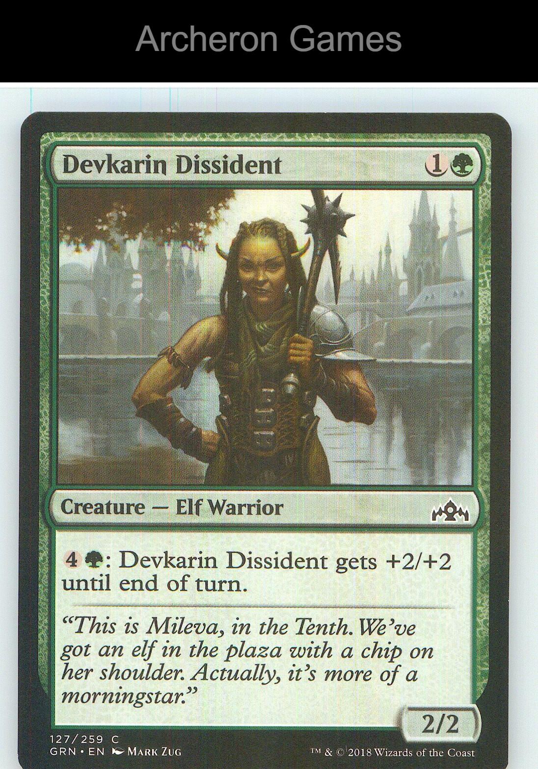 Devkarin Dissident GRN 127 C MTG Card NM/EX+