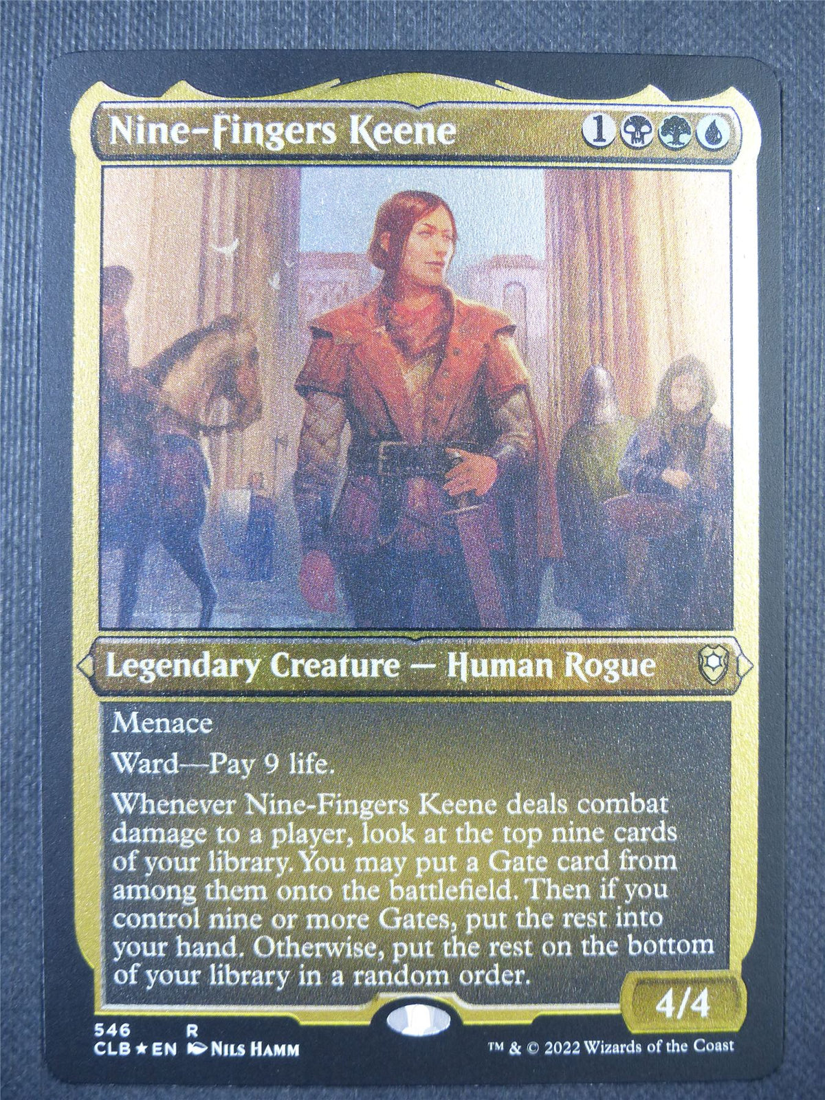 Nine-Fingers Keene Etched Foil - Mtg Card #6OY