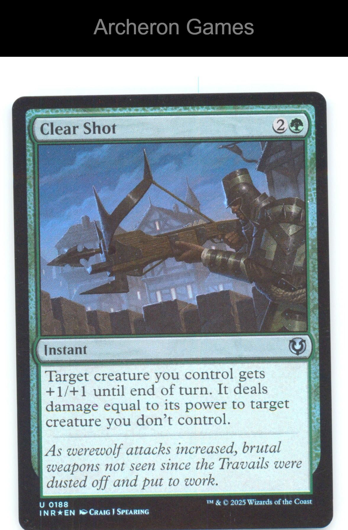 Clear Shot INR 188 UC MTG Card Innistrad Remastered