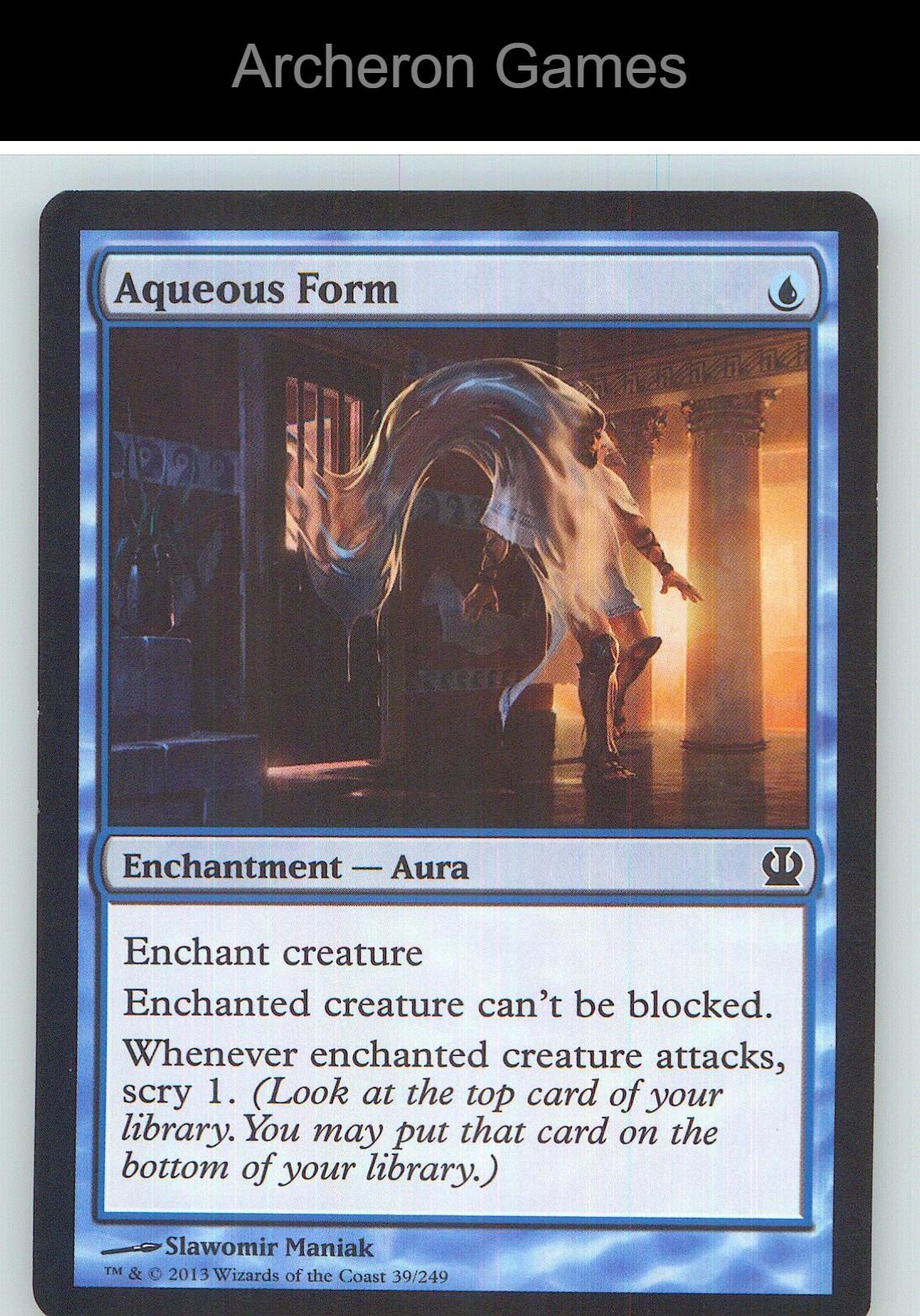 Aqueous Form THS 39 C MTG Card NM/EX+