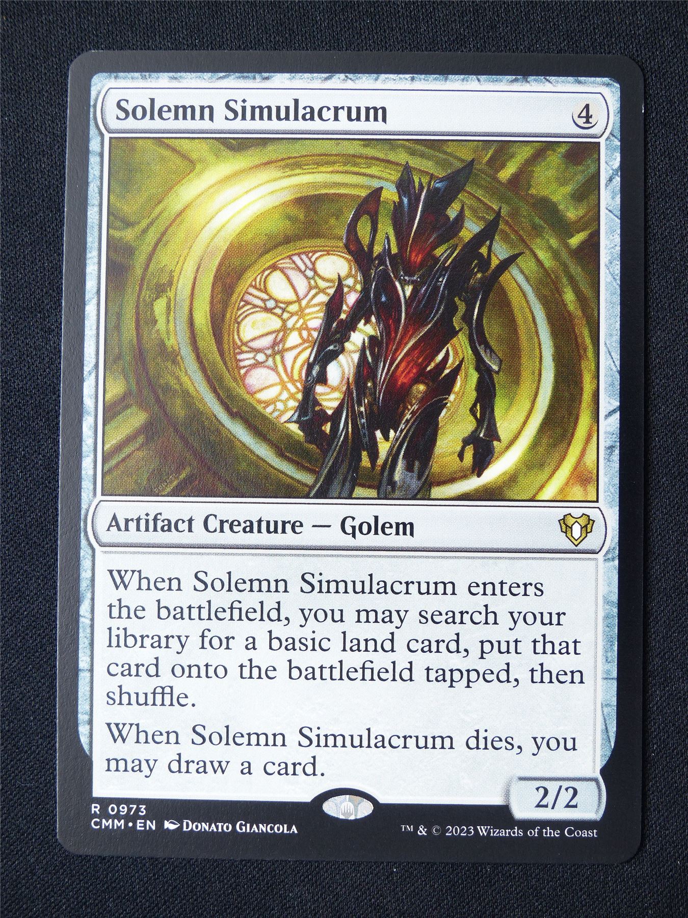 Solemn Simulacrum - CMM - Mtg Card #2YG