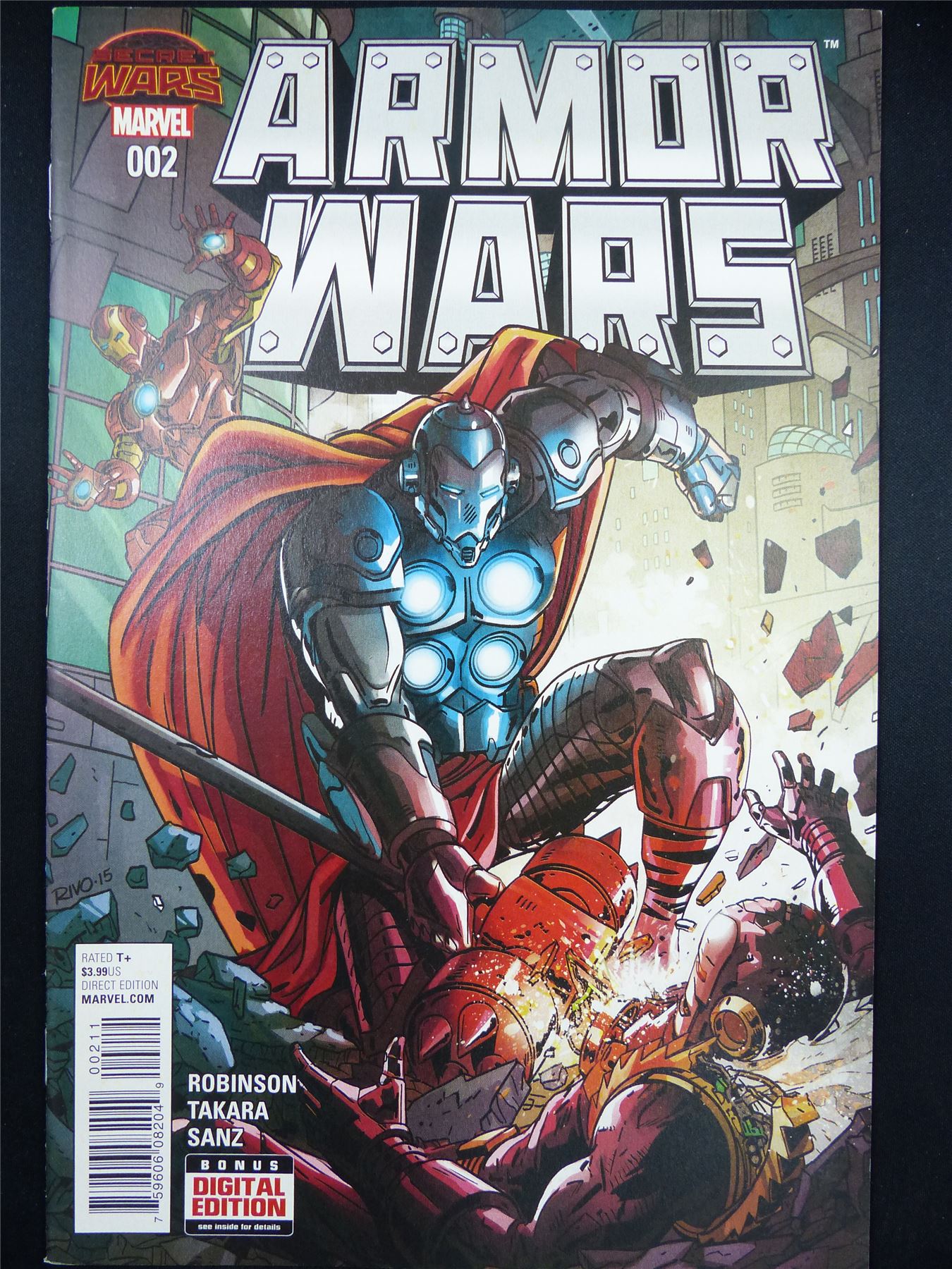 ARMOR Wars #2 Secret Wars - Marvel Comic #6BZ