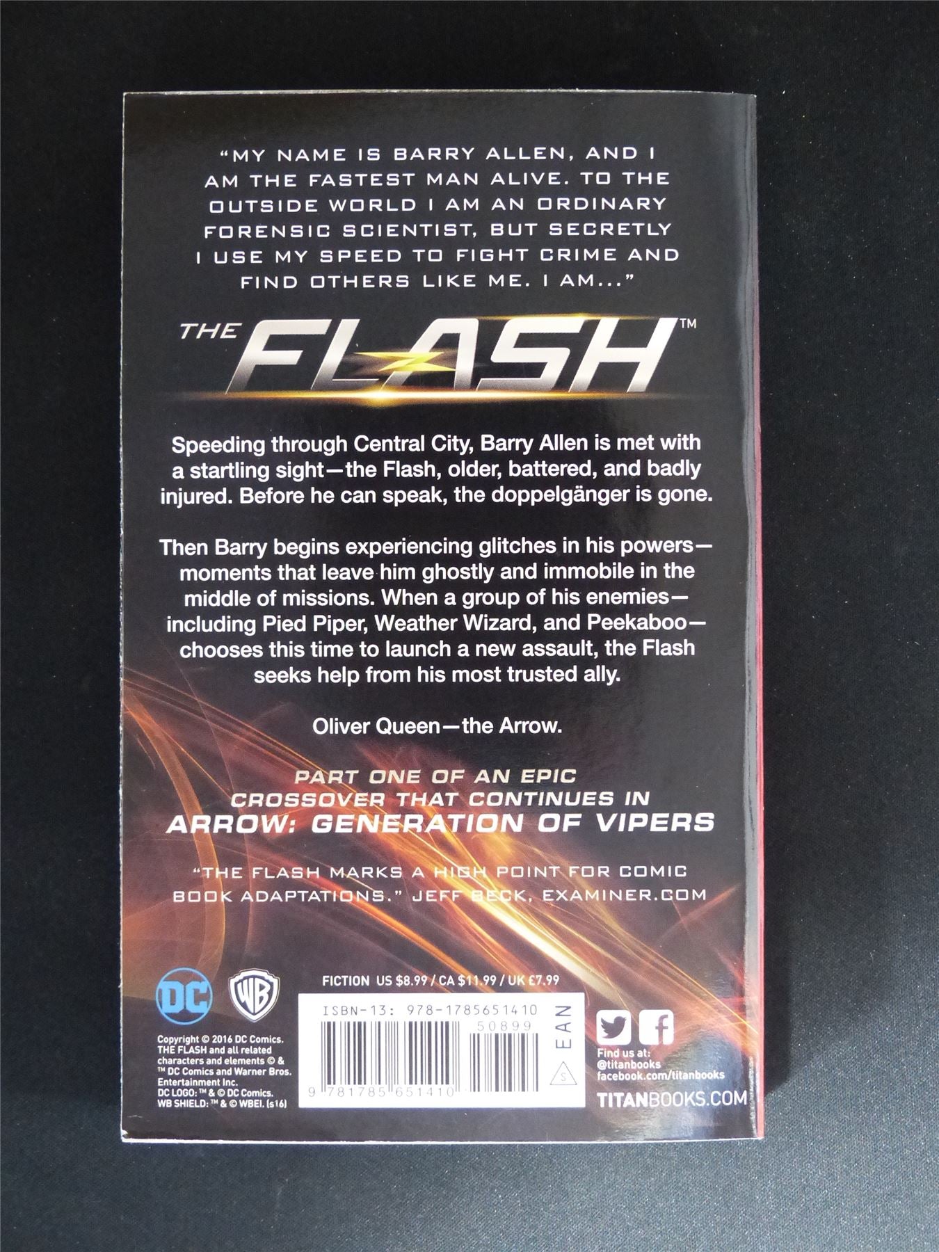 The Flash: The Haunting of Barry Allen - DC Titan Novel Book Softback #7Z