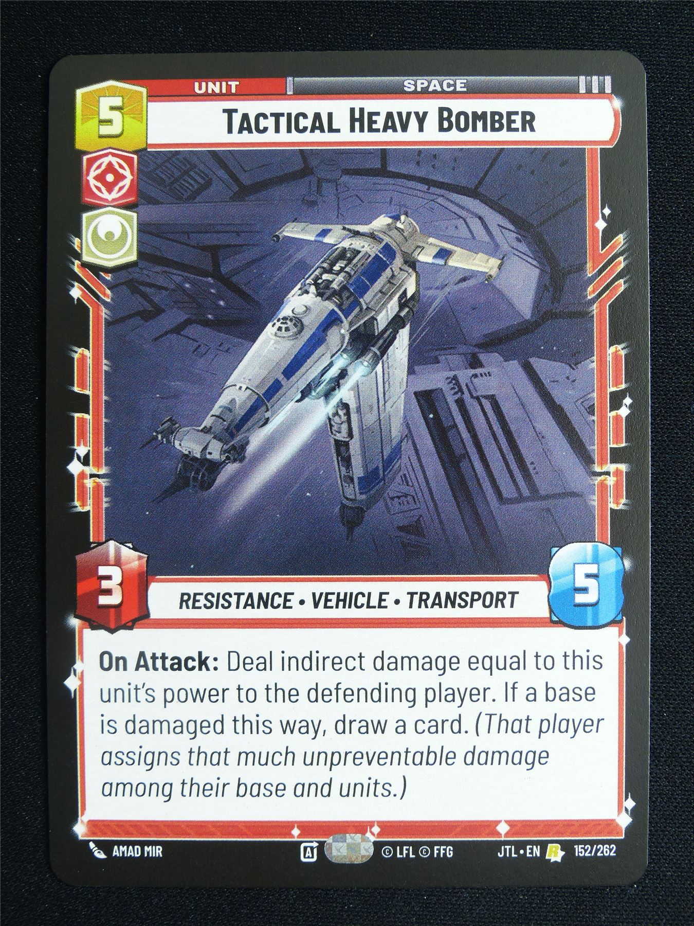 Tactical Heavy Bomber 152/262 - Star Wars Unlimited Card #3UI