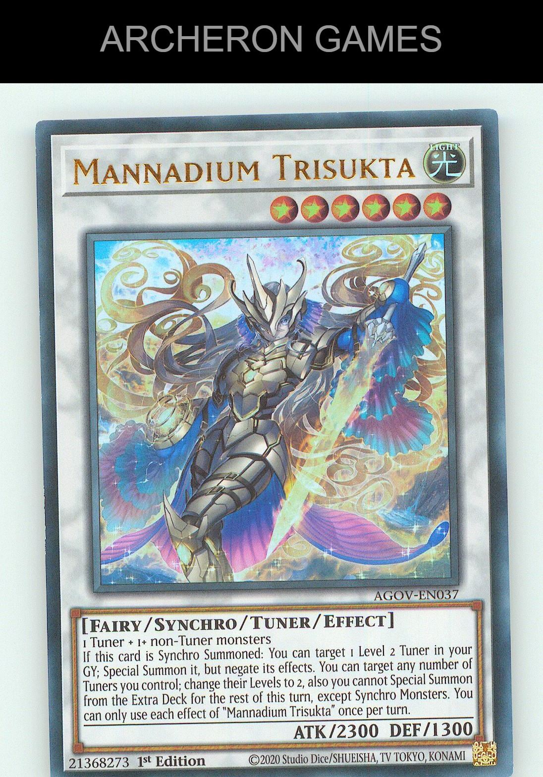 Mannadium Trisukta UR YUGIOH Card 1st Edition