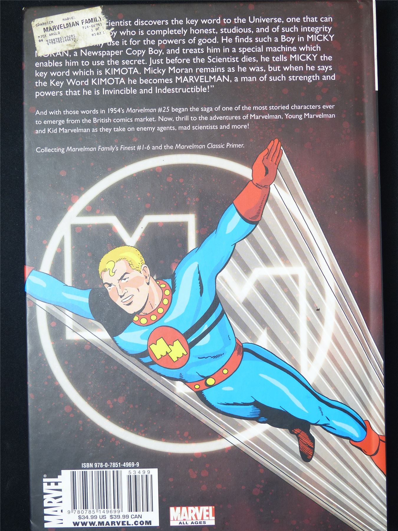 Marvelman Family's Finest - Marvel Graphic Hardback #2BB