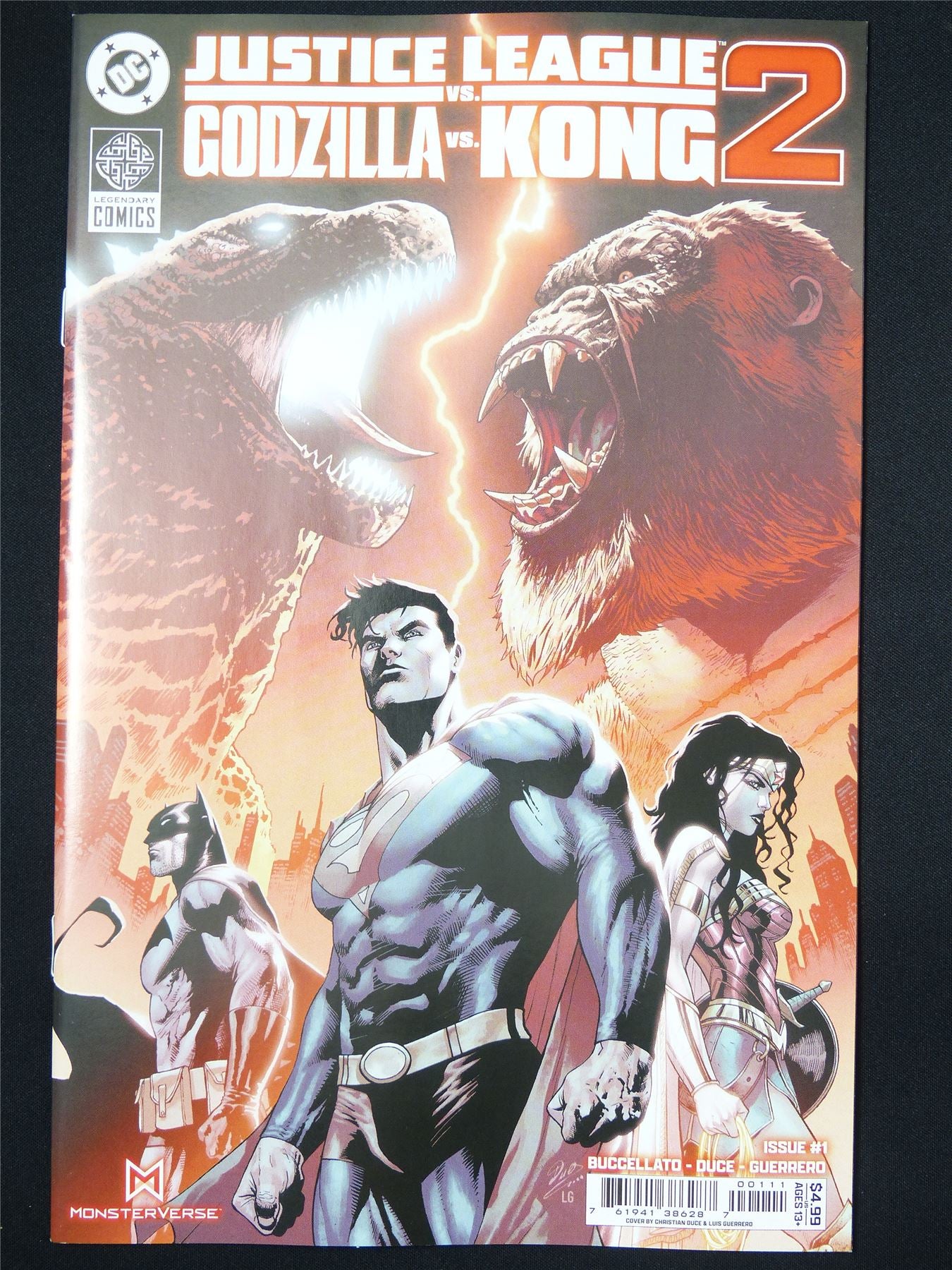 JUSTICE League vs Godzilla vs Kong 2 #1 - Aug 2025 DC Comic #Y5