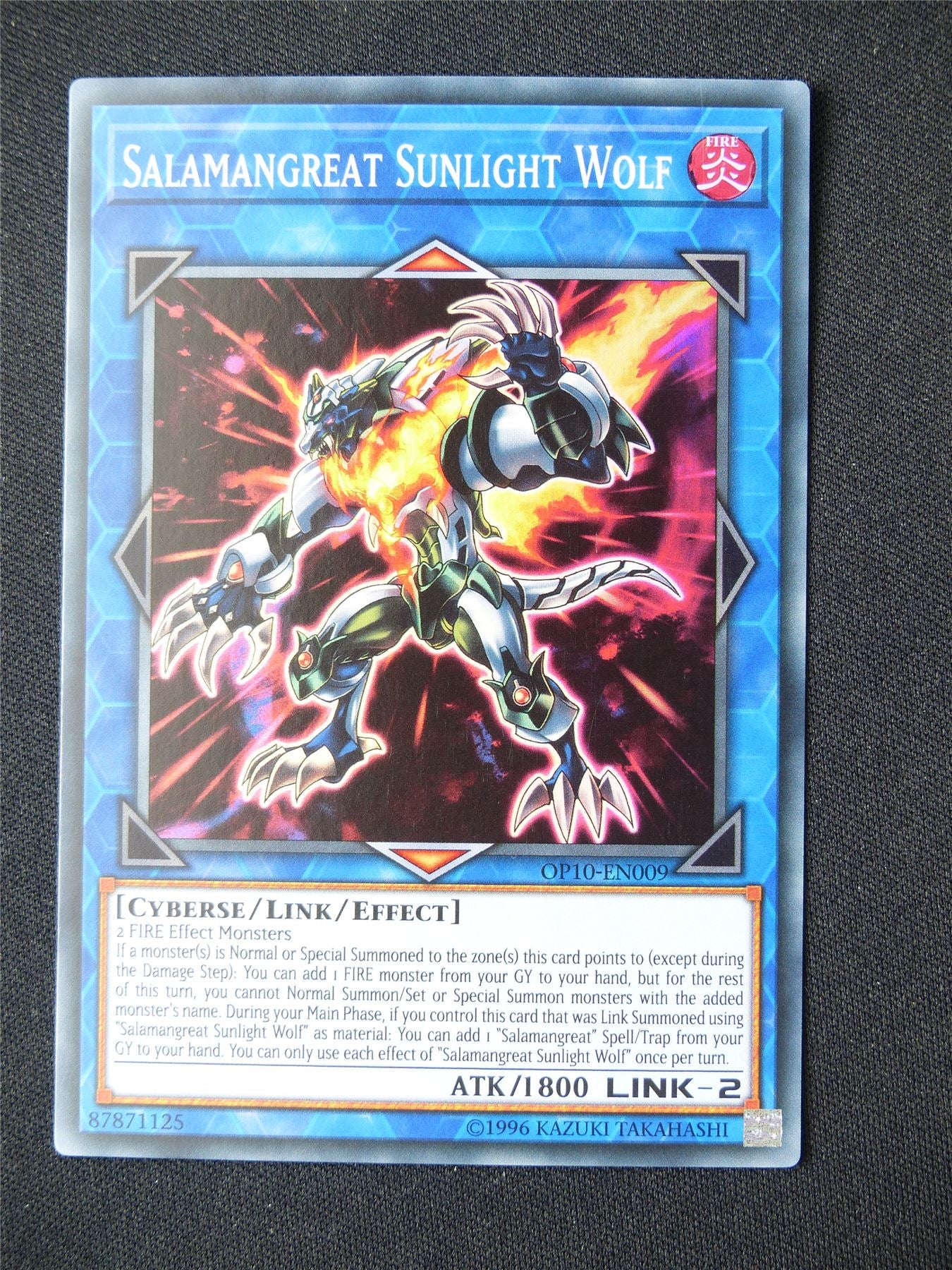 Salamangreat Sunlight Wolf OP10 Super Rare - Yugioh Card #935