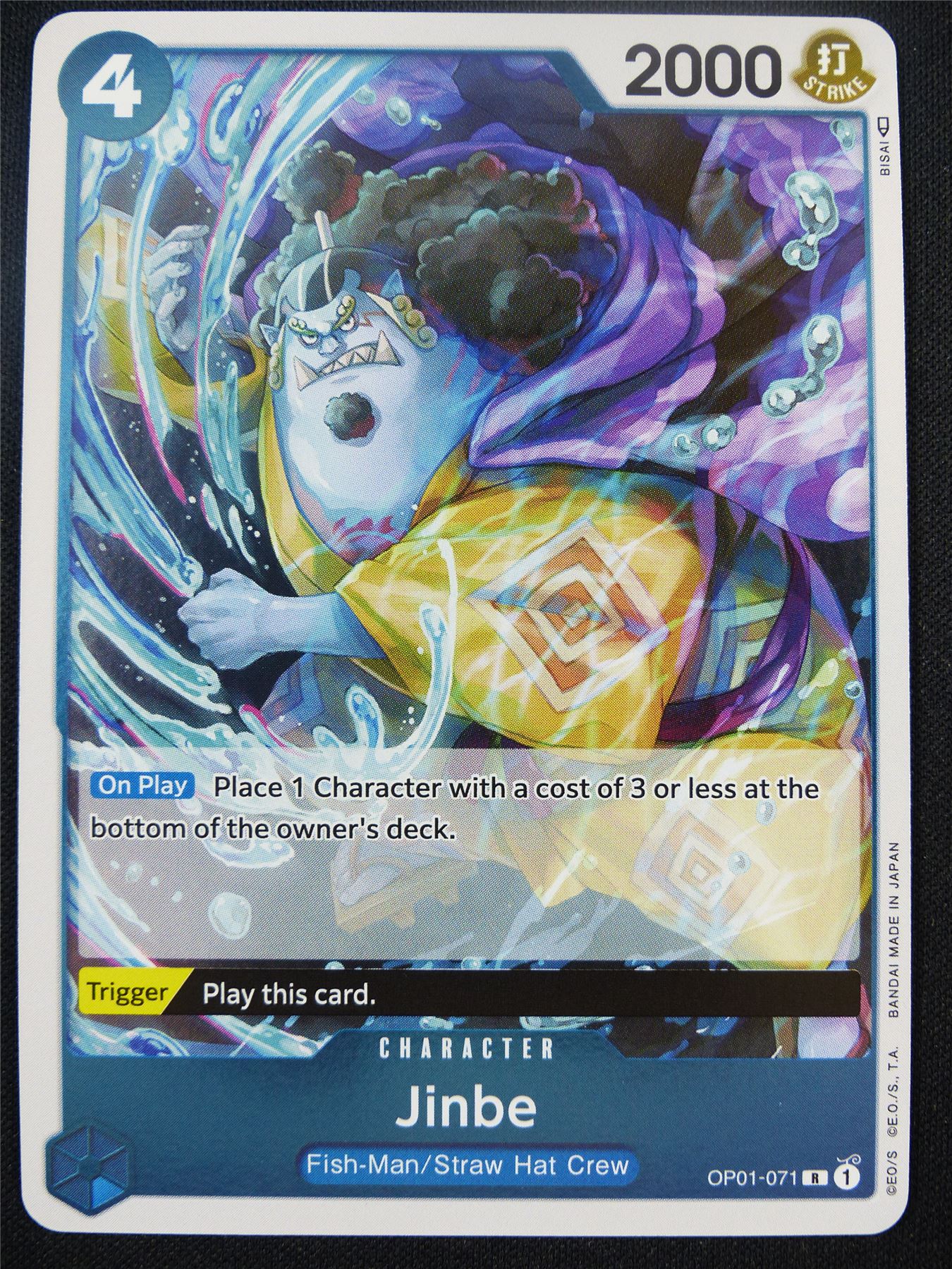 Jinbe OP01-071 R Foil - One Piece Card #9Y