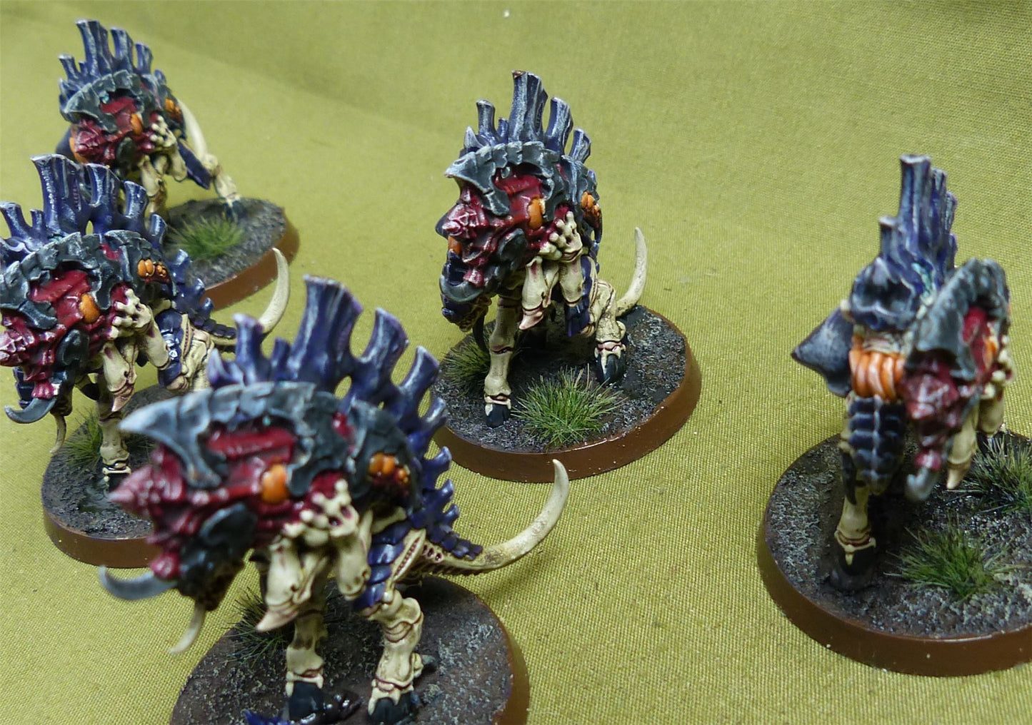 Barbgaunts painted - Tyranids - Warhammer 40K #500