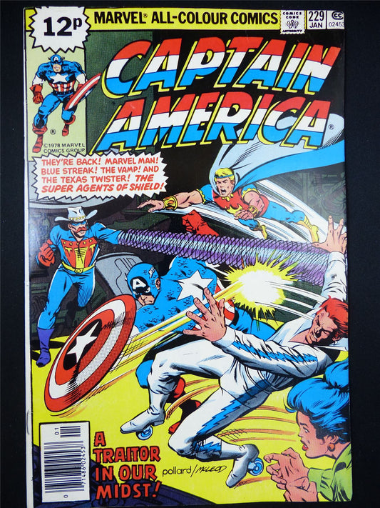 CAPTAIN America #229 - Marvel Comic #3G0