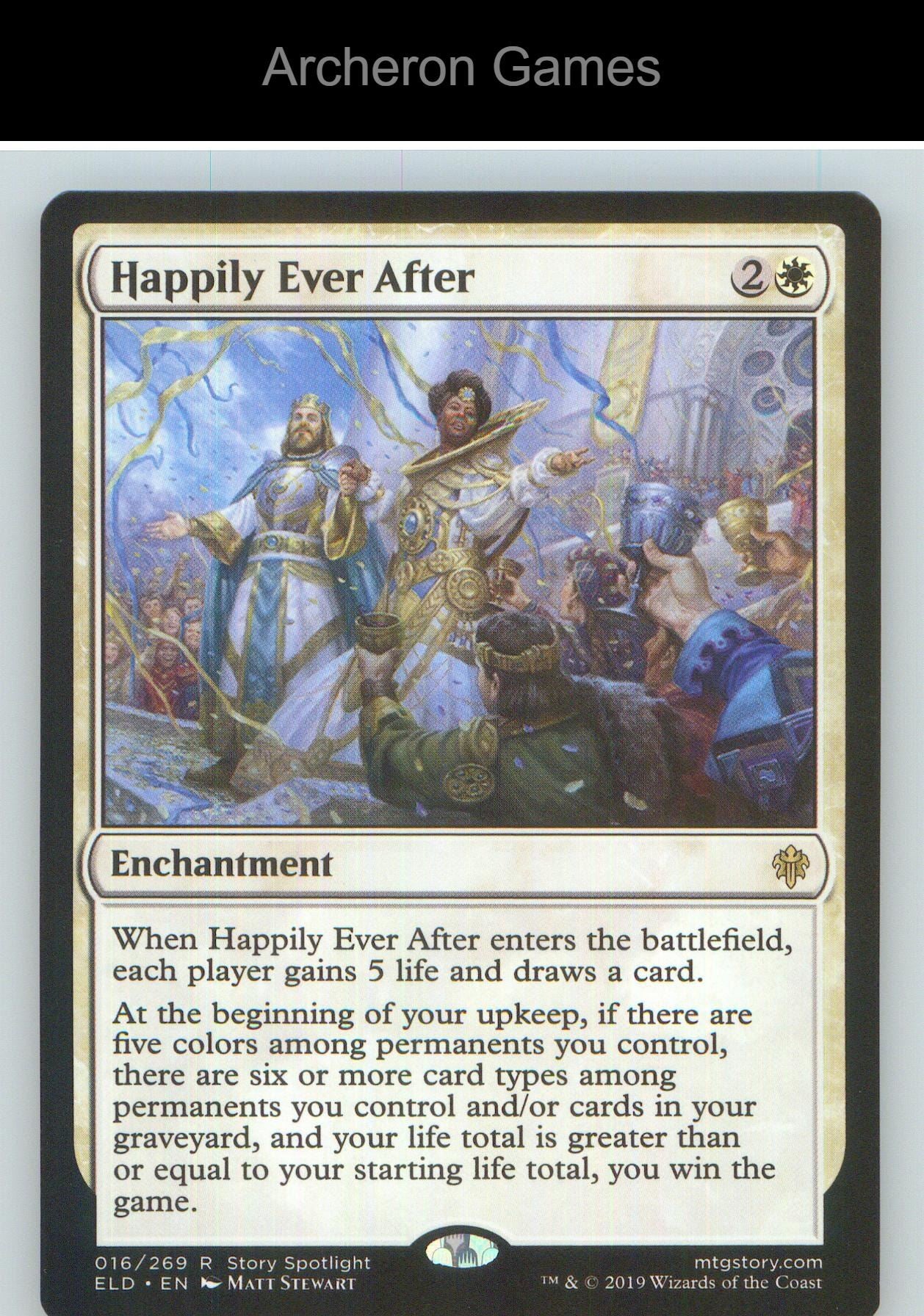Happily Ever After ELD 16 R MTG Card NM/EX+