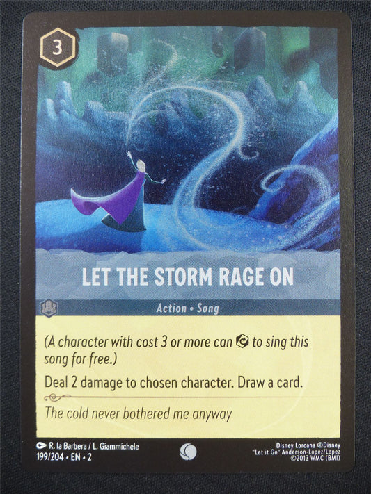Let The Storm Rage On 199/204 Foil - Lorcana Card #5KE