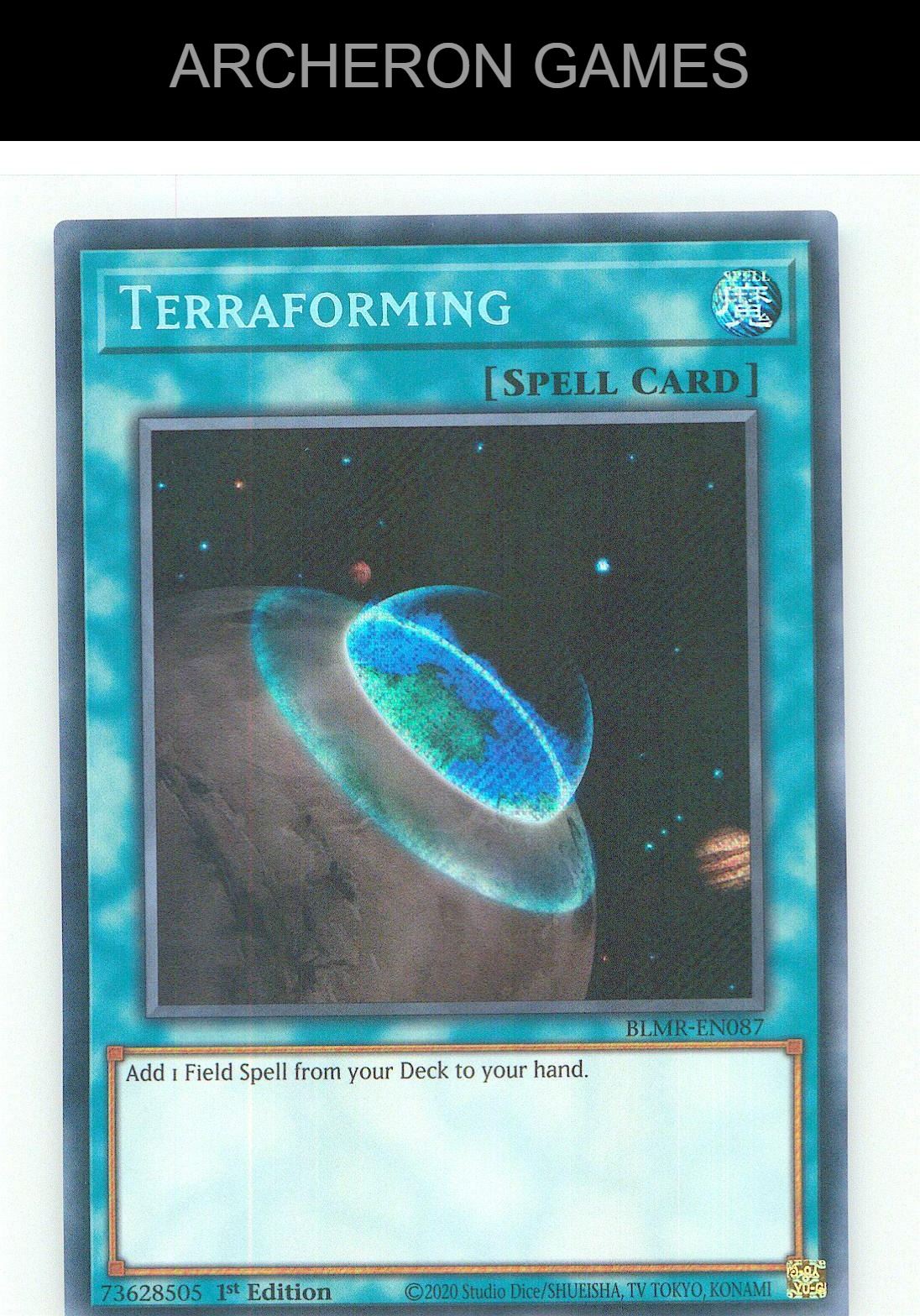 Terraforming SEC YUGIOH Card 1st Edition