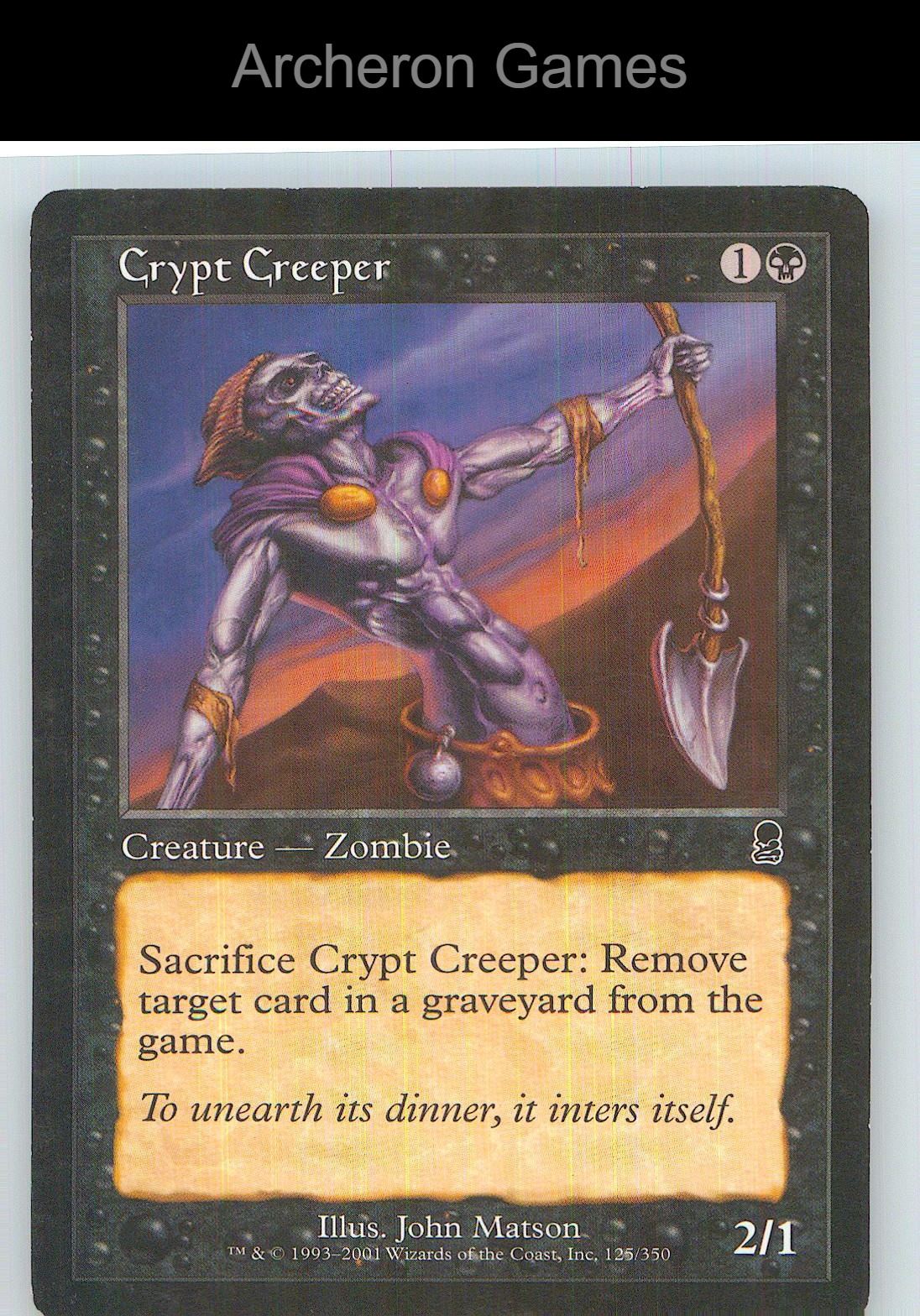 Crypt Creeper ODY 125 C MTG Card NM/EX+
