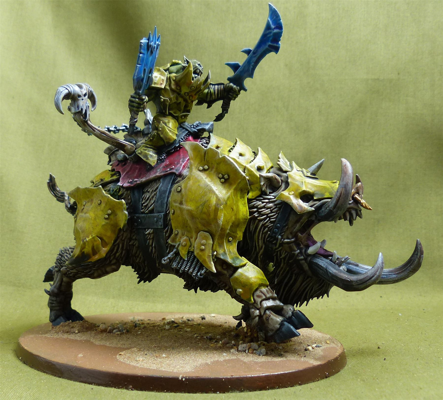 Maw-grunta Gouger painted - Orruk Warclans - Warhammer AoS #50D