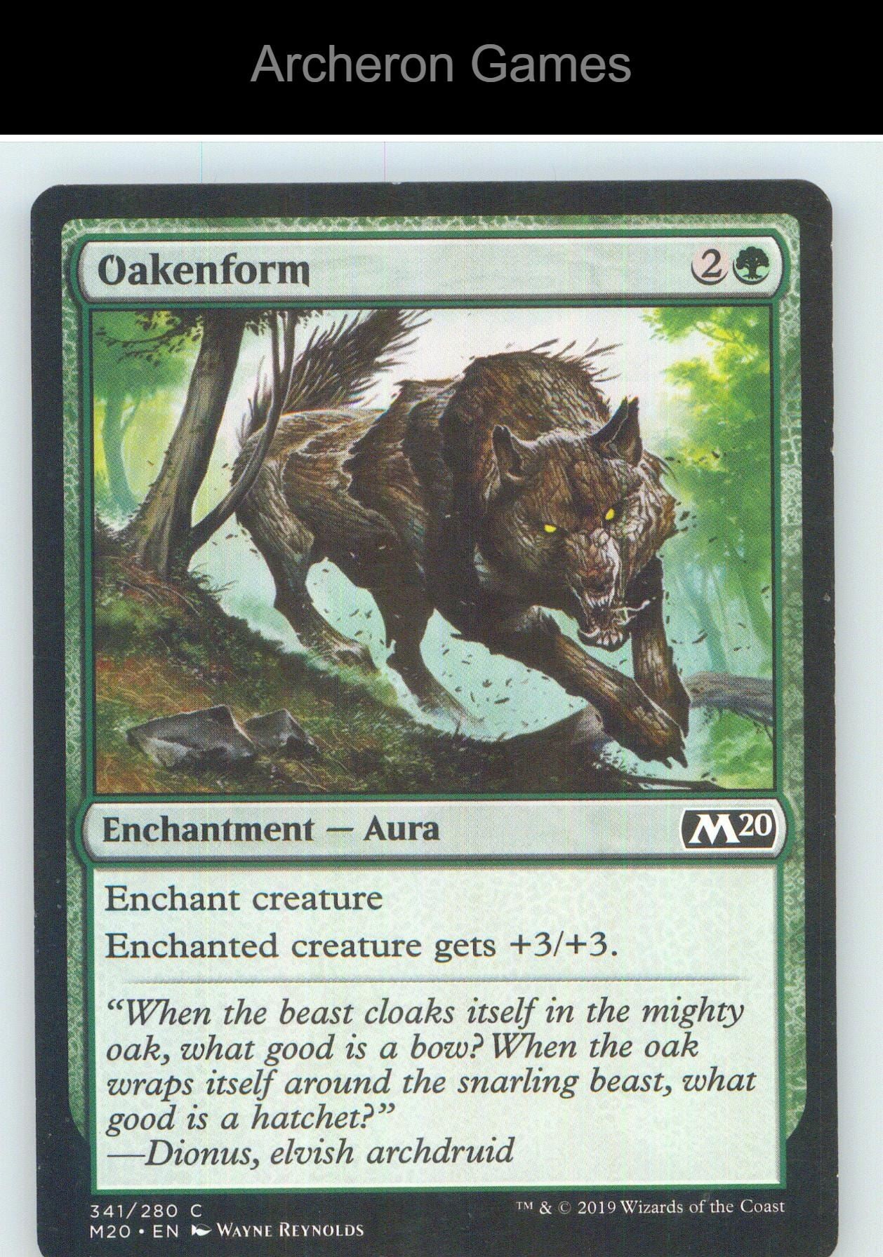 Oakenform M20 341 C MTG Card NM/EX+