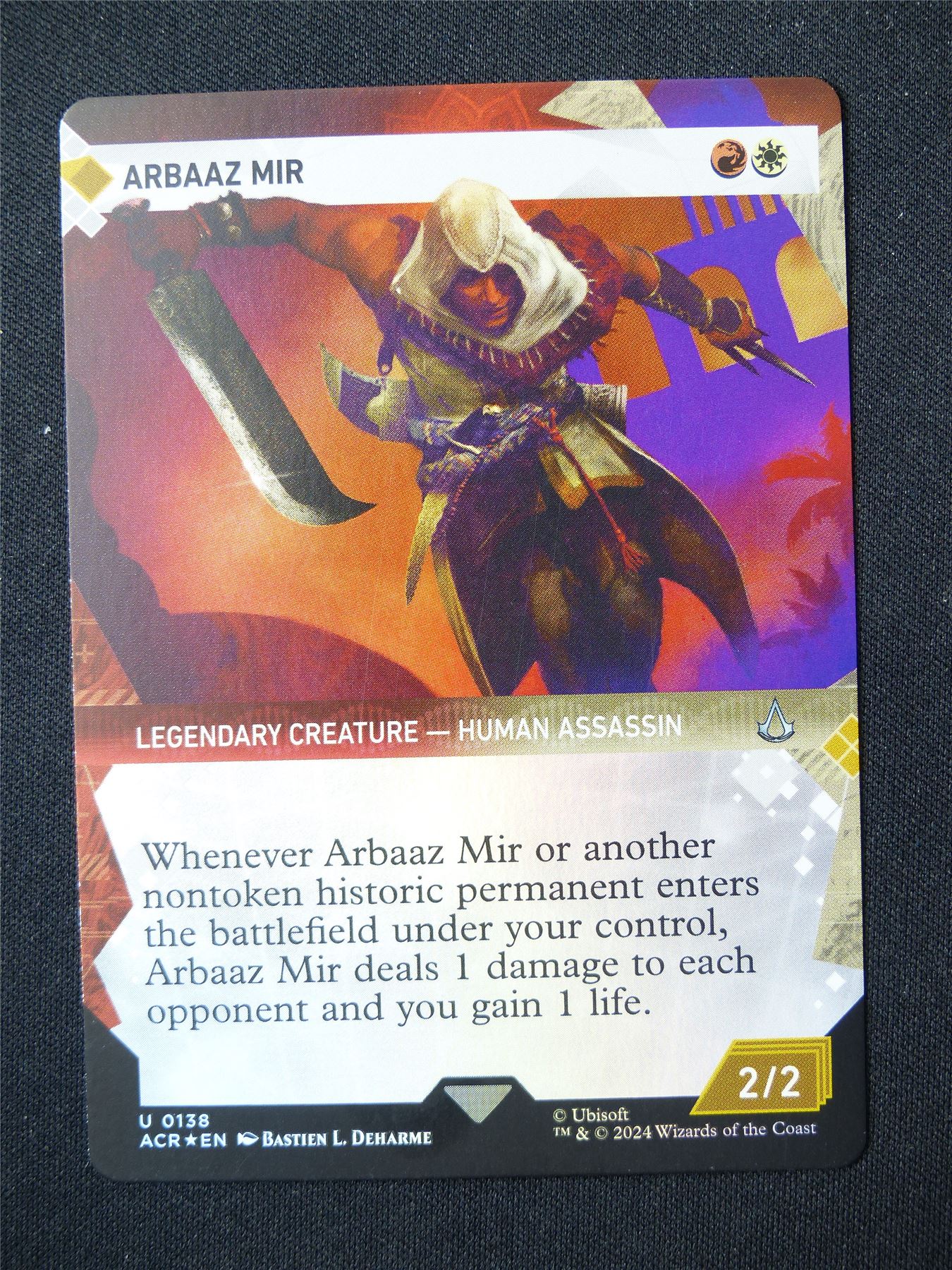 Abraaz Mir Showcase Foil -ACR - Mtg Card #2B