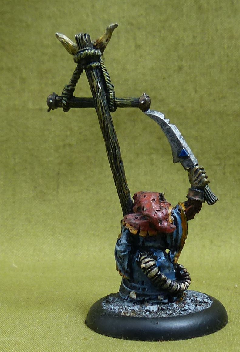 Classic Metal Plague Monk painted OOP - Skaven - Warhammer AoS #53Y