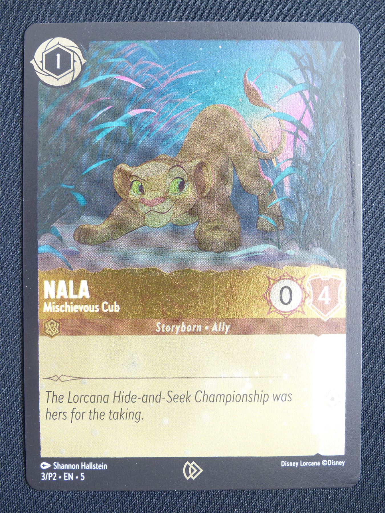 Nala Mischievous Cub 3/P2 Foil - Lorcana Card #13F