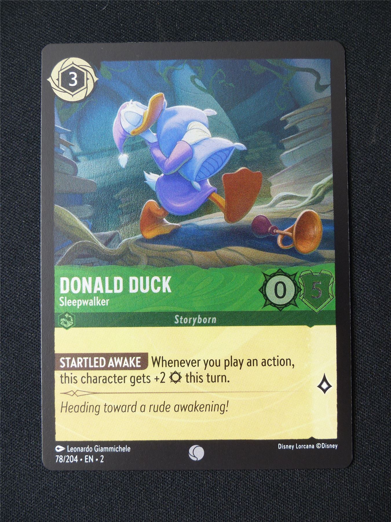 Donald Duck 78/204 Foil - Lorcana Card #3CX Archeron Donald Duck 78/204 Foil - Lorcana Card #3CX Archeron