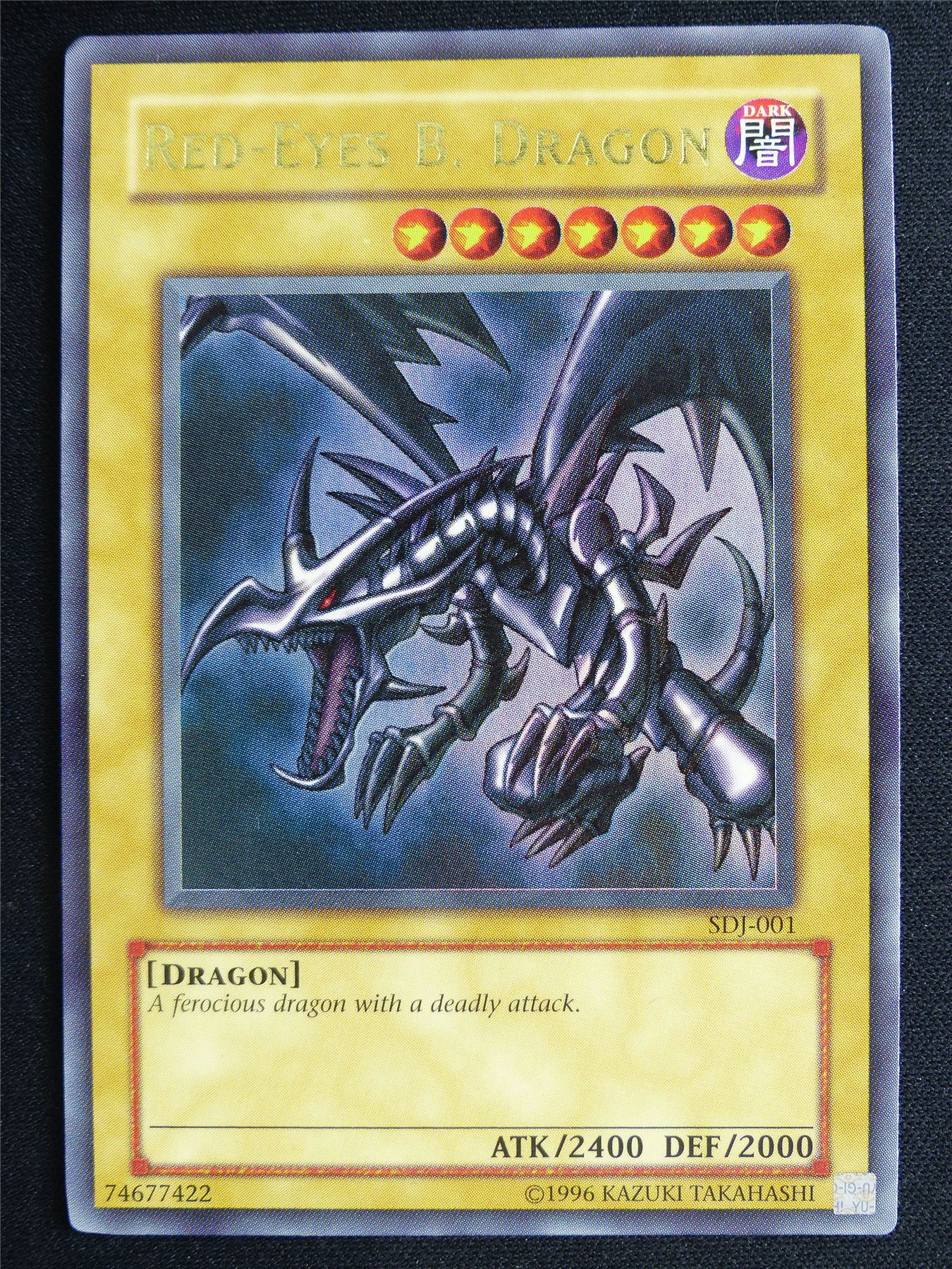 Red-Eyes B. Dragon SDJ Ultra Rare - Yugioh Card #4RM