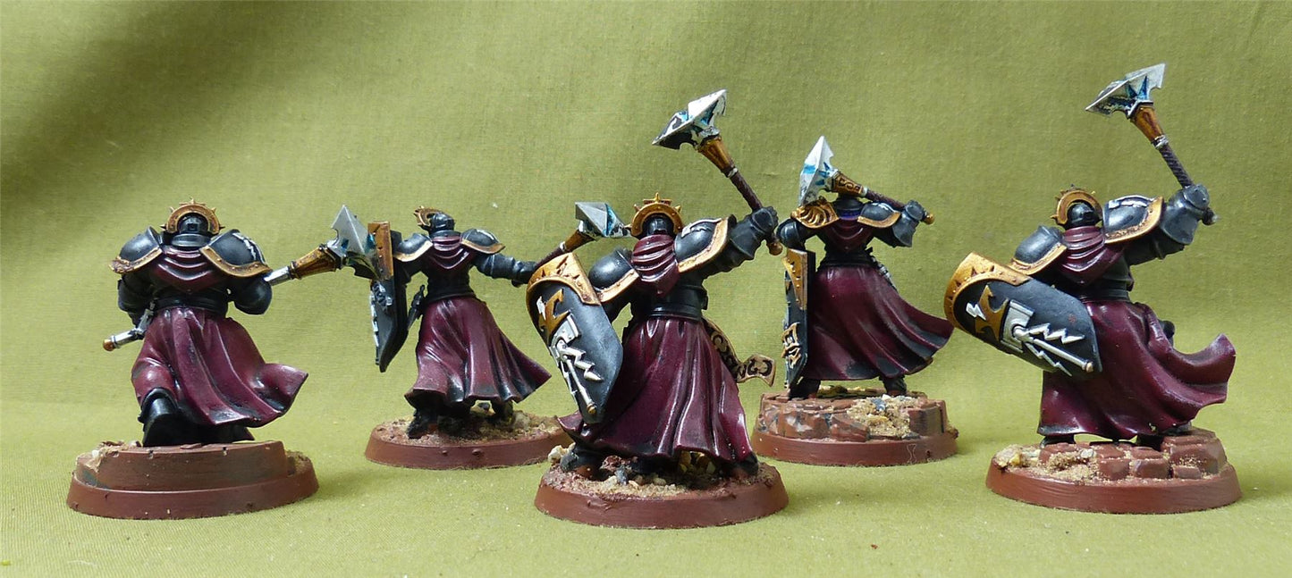 Sequitors set of 5 painted - Stormcast Eternals - Warhammer AoS #2XK