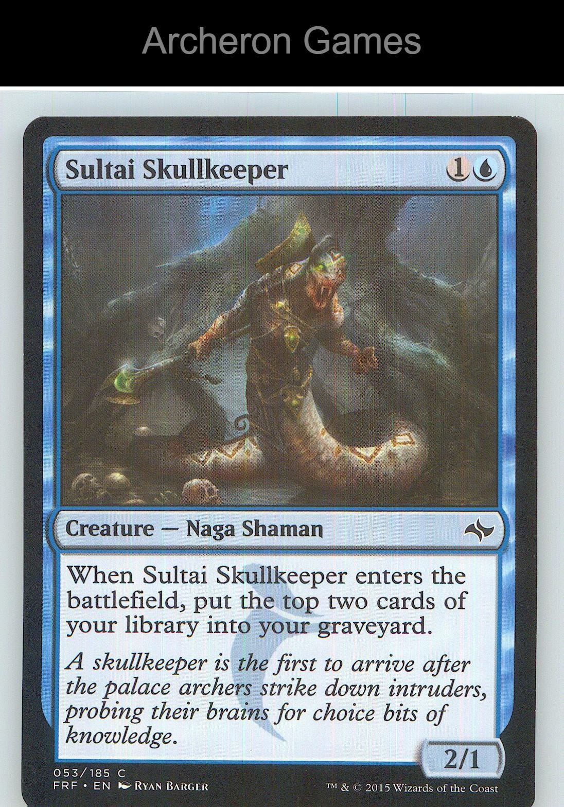 Sultai Skullkeeper FRF 53 C MTG Card NM/EX+