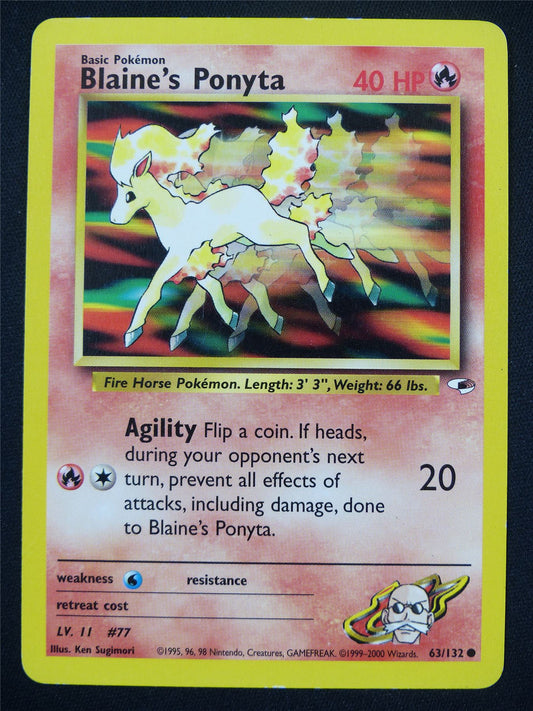 Blaine's Ponyta 63/132 - Pokemon Card #5MH