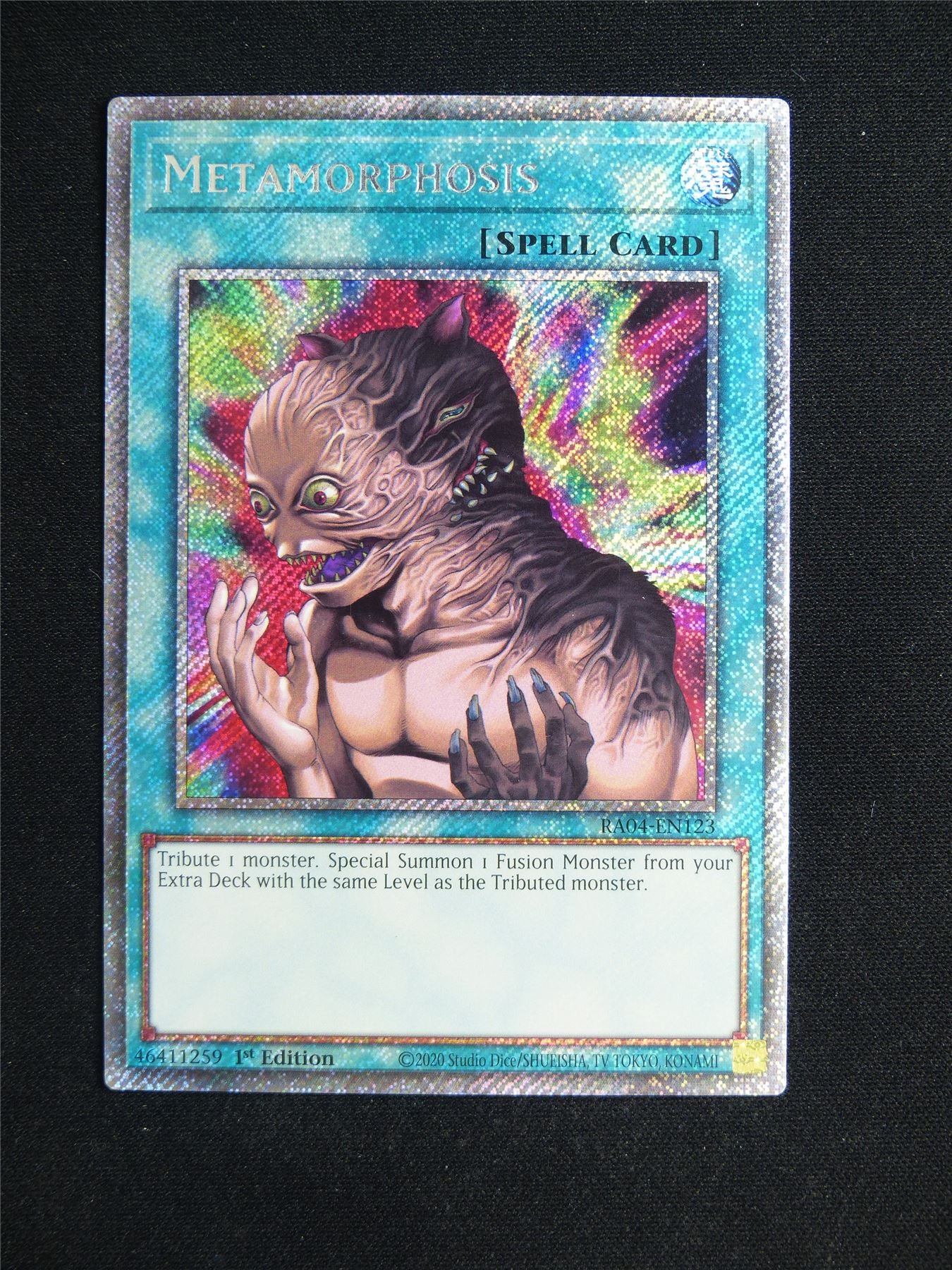 Metamorphosis RA04 Platinum Rare - 1st ed Yugioh Card #22L