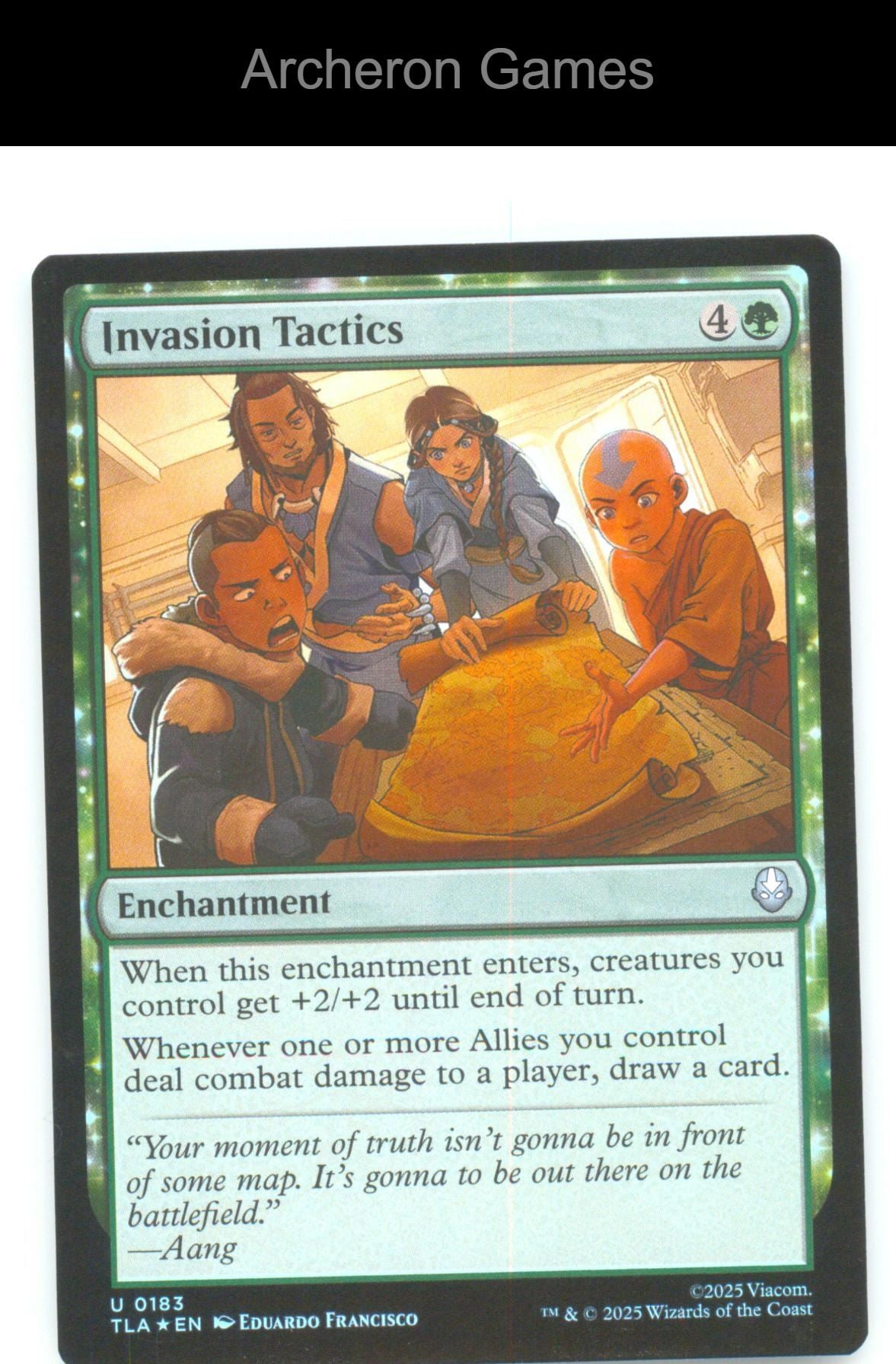 Invasion Tactics TLA 183 UC MTG Card Avatar: The Last Airbender Foil