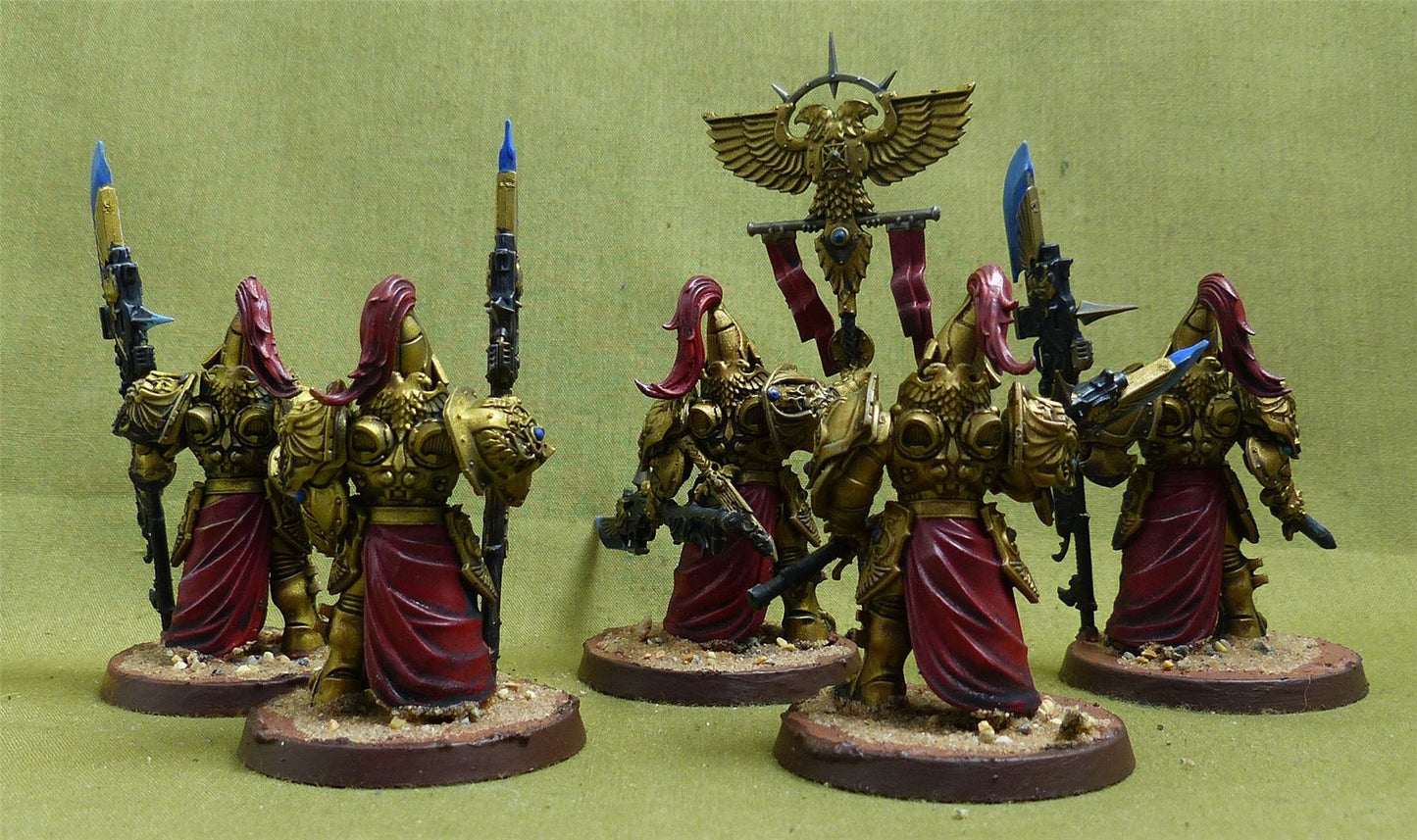 Custodian Wardens painted - Adeptus Custodes - Warhmmaer 40K #1OU
