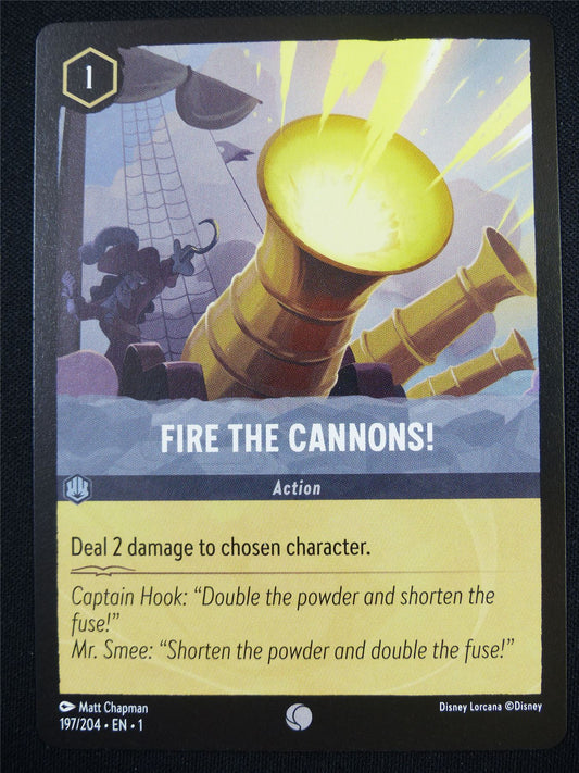 Fire the Cannons! 197/204 - Lorcana Card #4OM