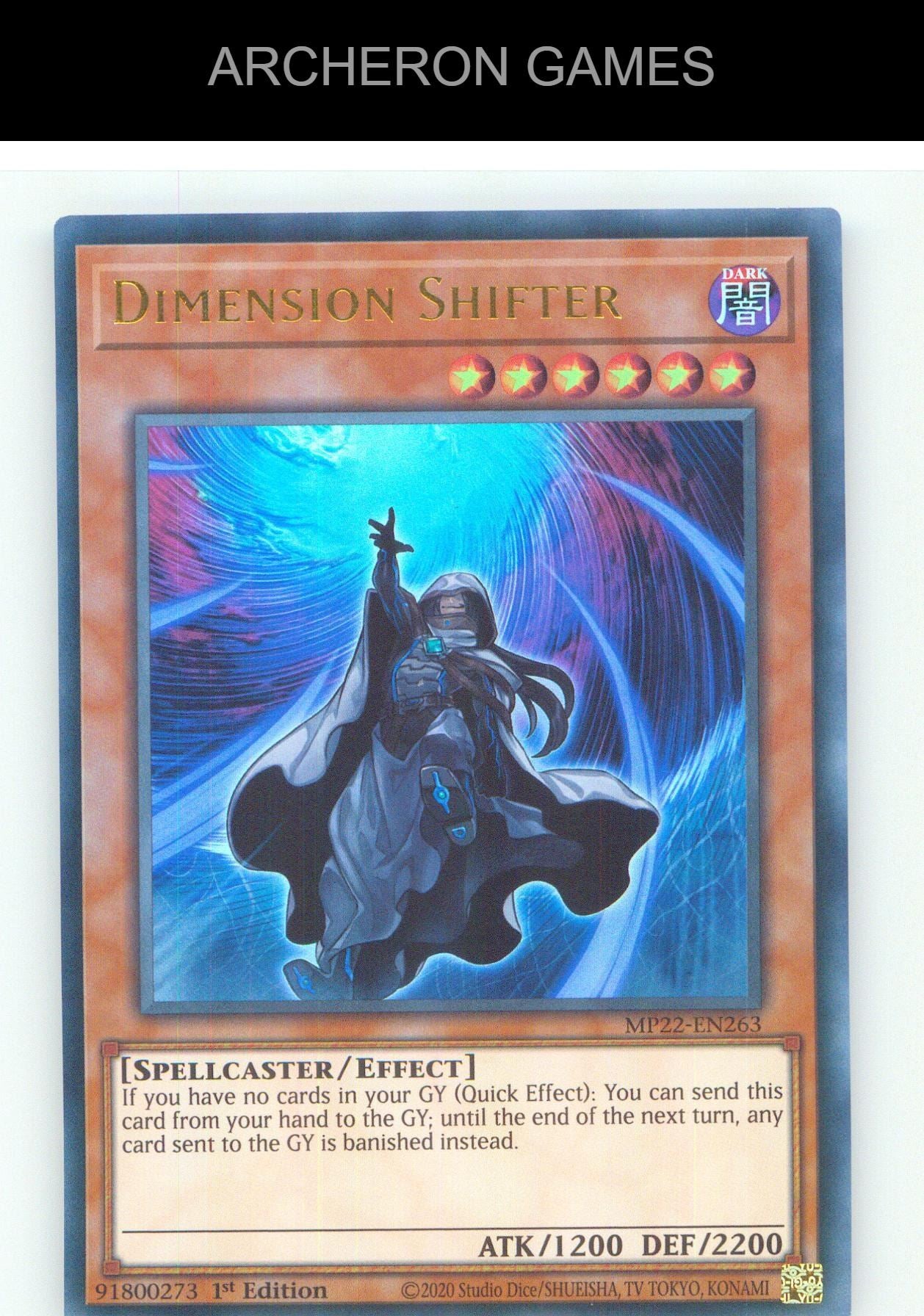 Dimension Shifter UR YUGIOH Card 1st Edition