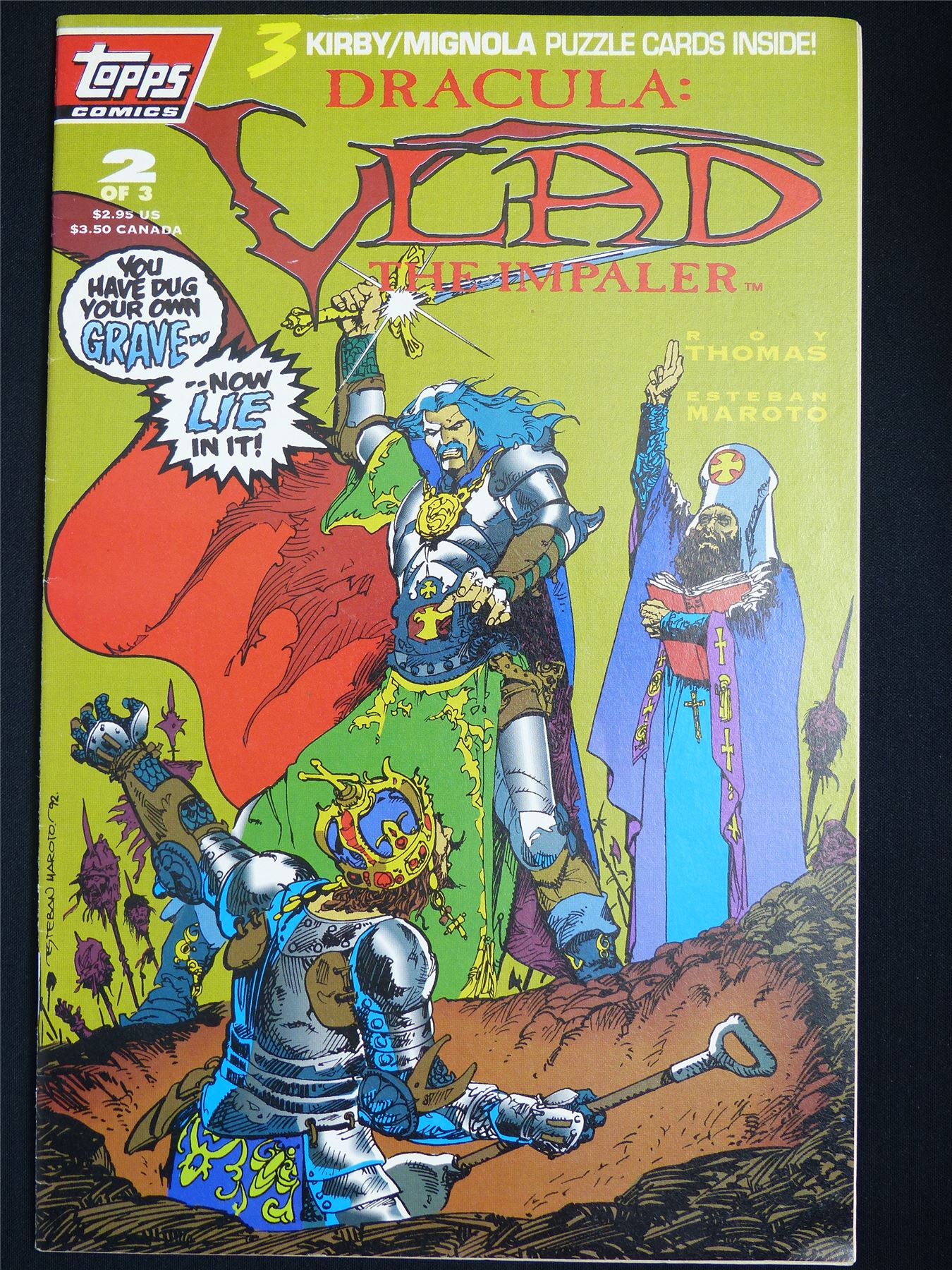 DRACULA: Vlad the Impaler #2 - Topps Comic #5L6