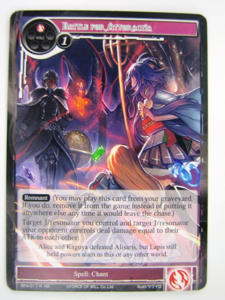 Force Of Will Cards: BATTLE OF ATTORACTIA # 14J71