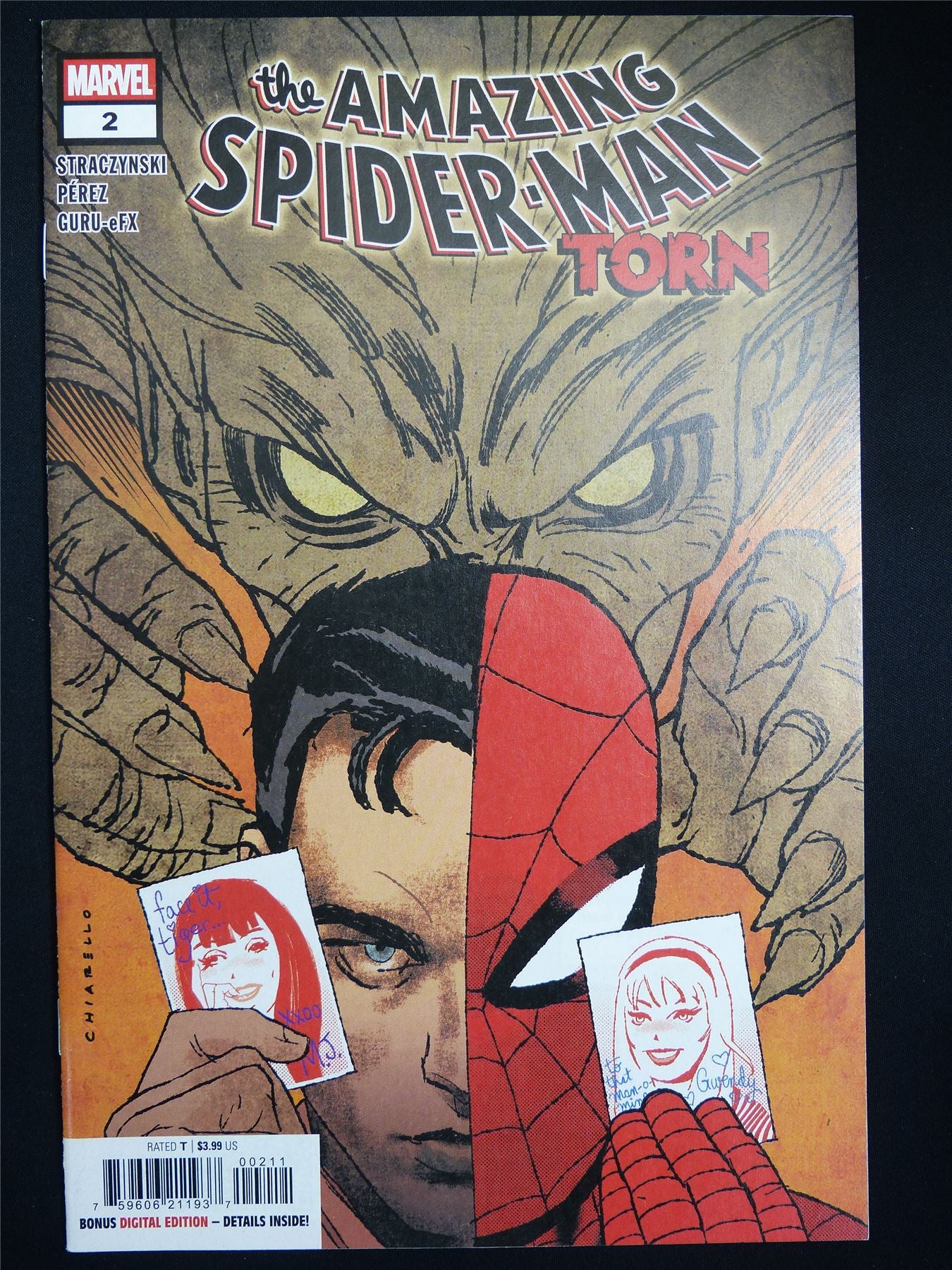 Amazing SPIDER-MAN: Torn #2 Cvr A - Marvel Comic #3XT