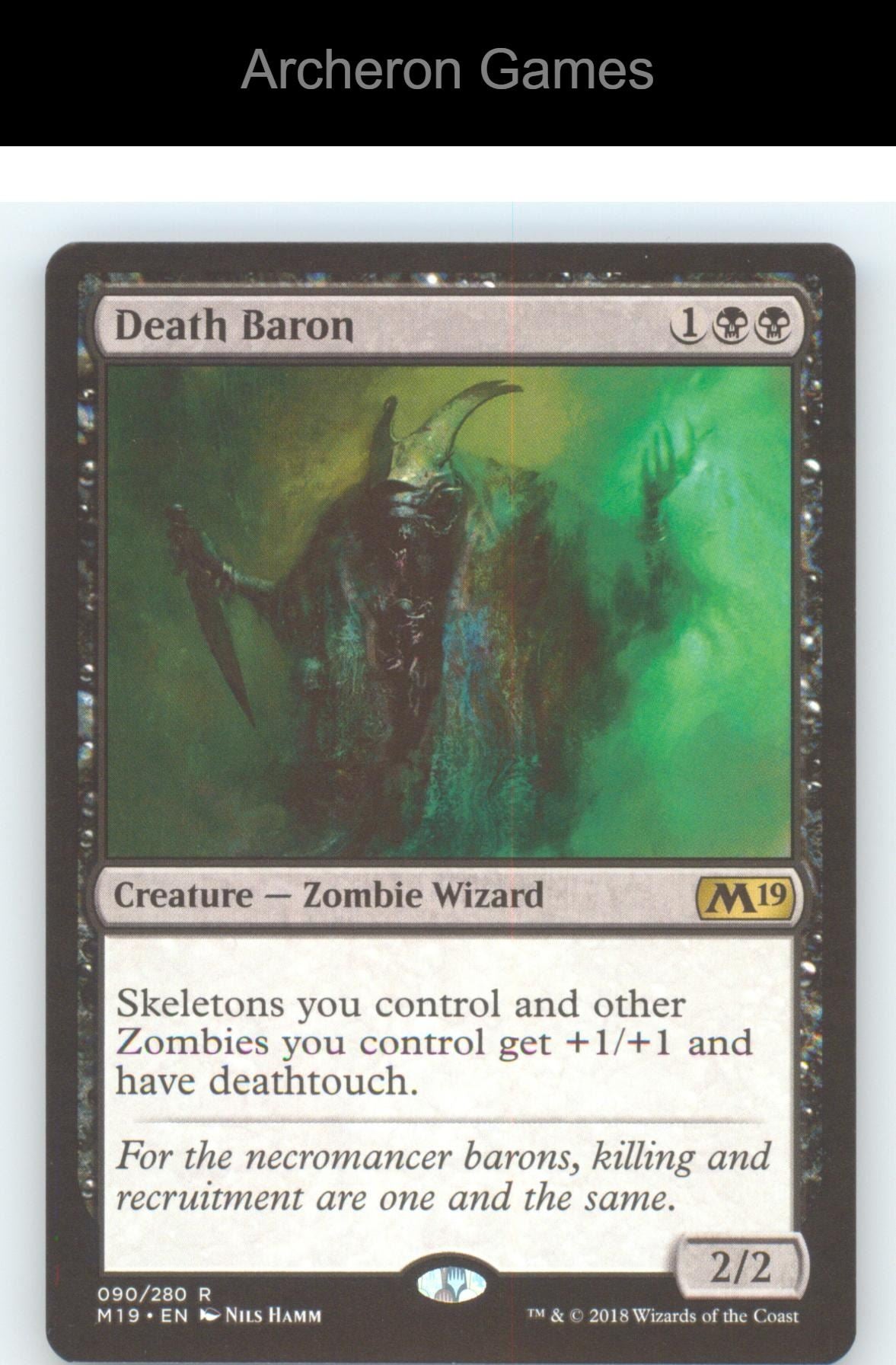 Death Baron M19 90 R MTG Card Core Set 2019