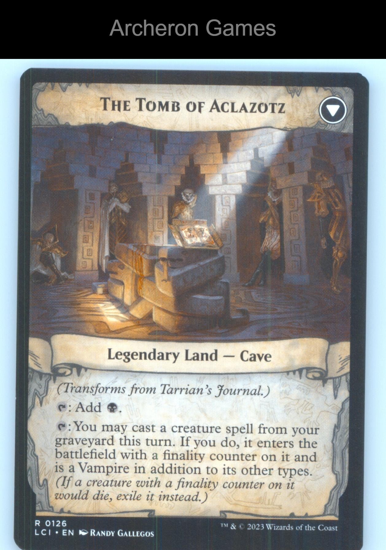 Tarrian's Journal 126 R MTG Card The Lost Caverns of Ixalan
