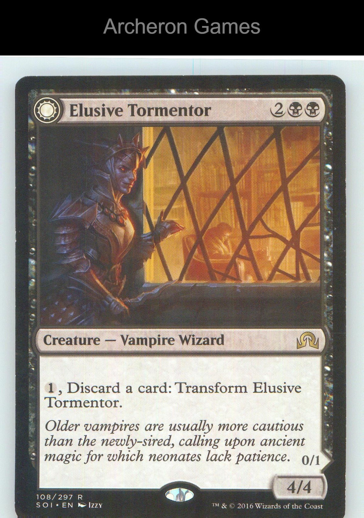 Elusive Tormentor SOI 108 R MTG Card NM/EX+
