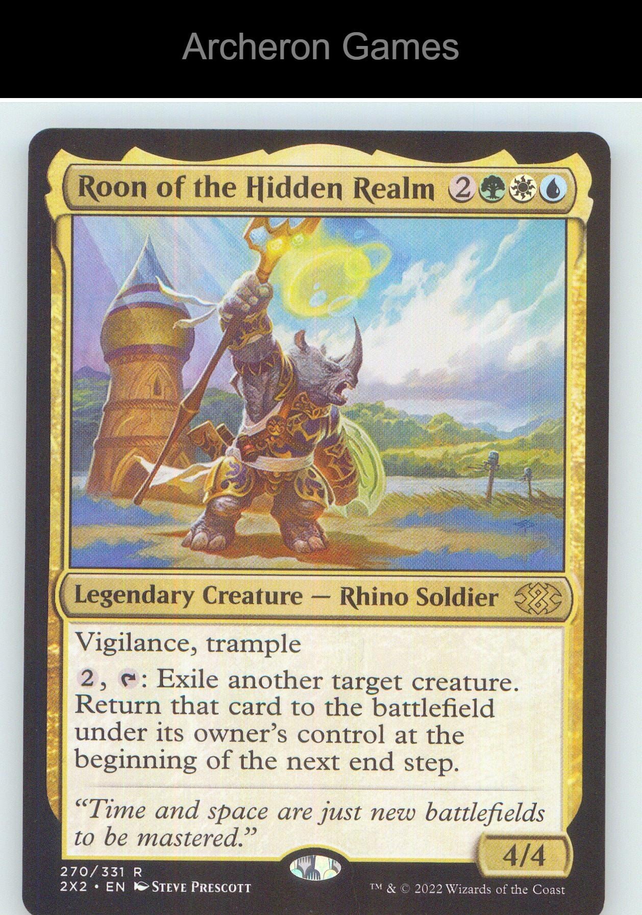 Roon of the Hidden Realm 2X2 270 R MTG Card NM/EX+