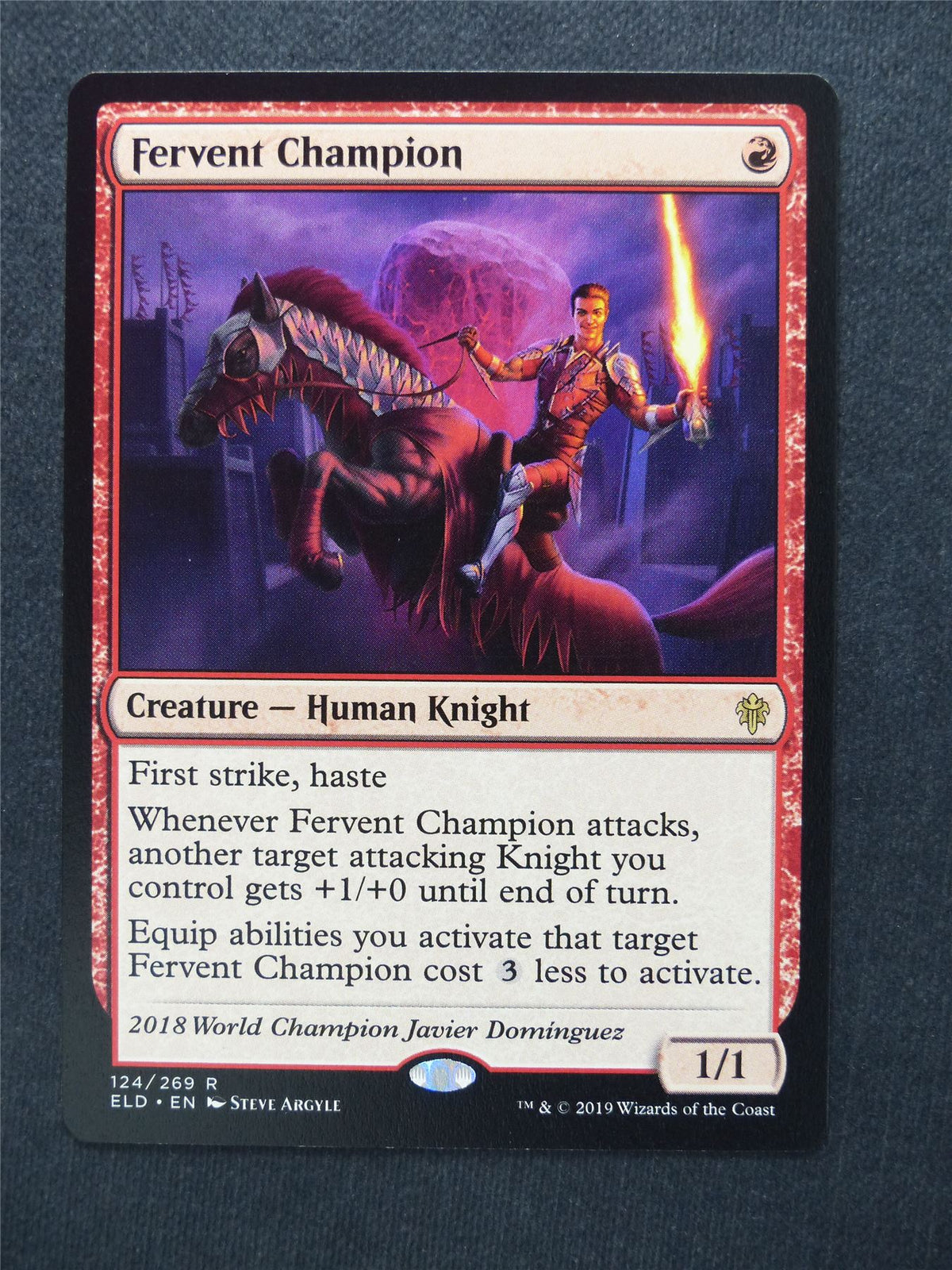 Fervent Champion - Mtg Magic Cards #G0