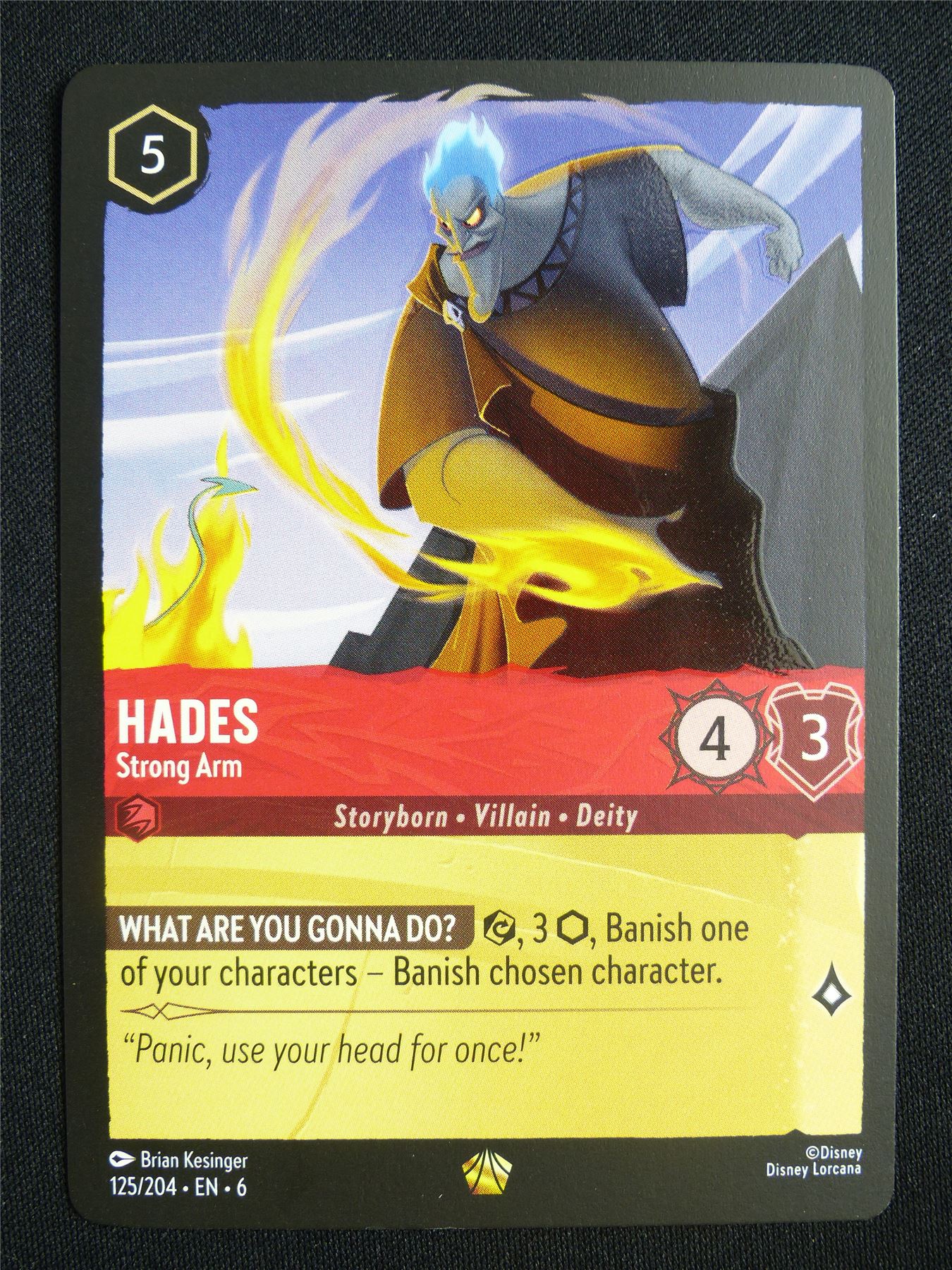 Hades Strong Arm 125/204 - Lorcana Card #14L