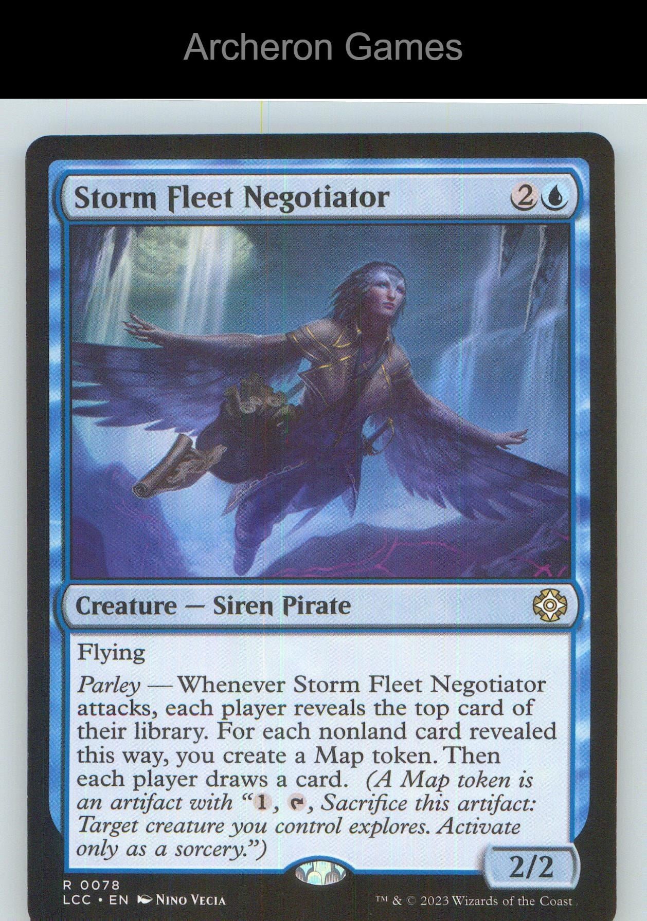 Storm Fleet Negotiator LCC 78 R MTG Card NM/EX+