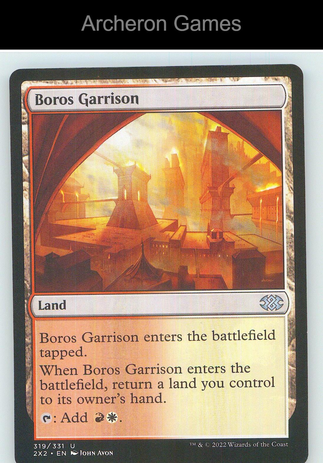 Boros Garrison 2X2 319 UC MTG Card NM/EX+
